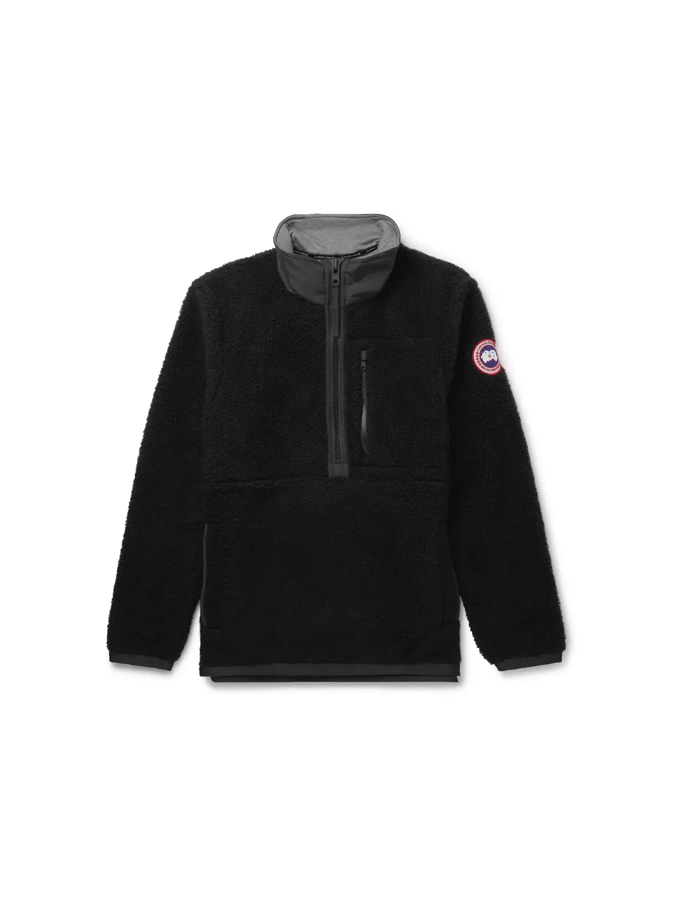 Мужская куртка-флис на молнии Renfrew Classic Badge Canada Goose — изображение 1 из 1, черный
