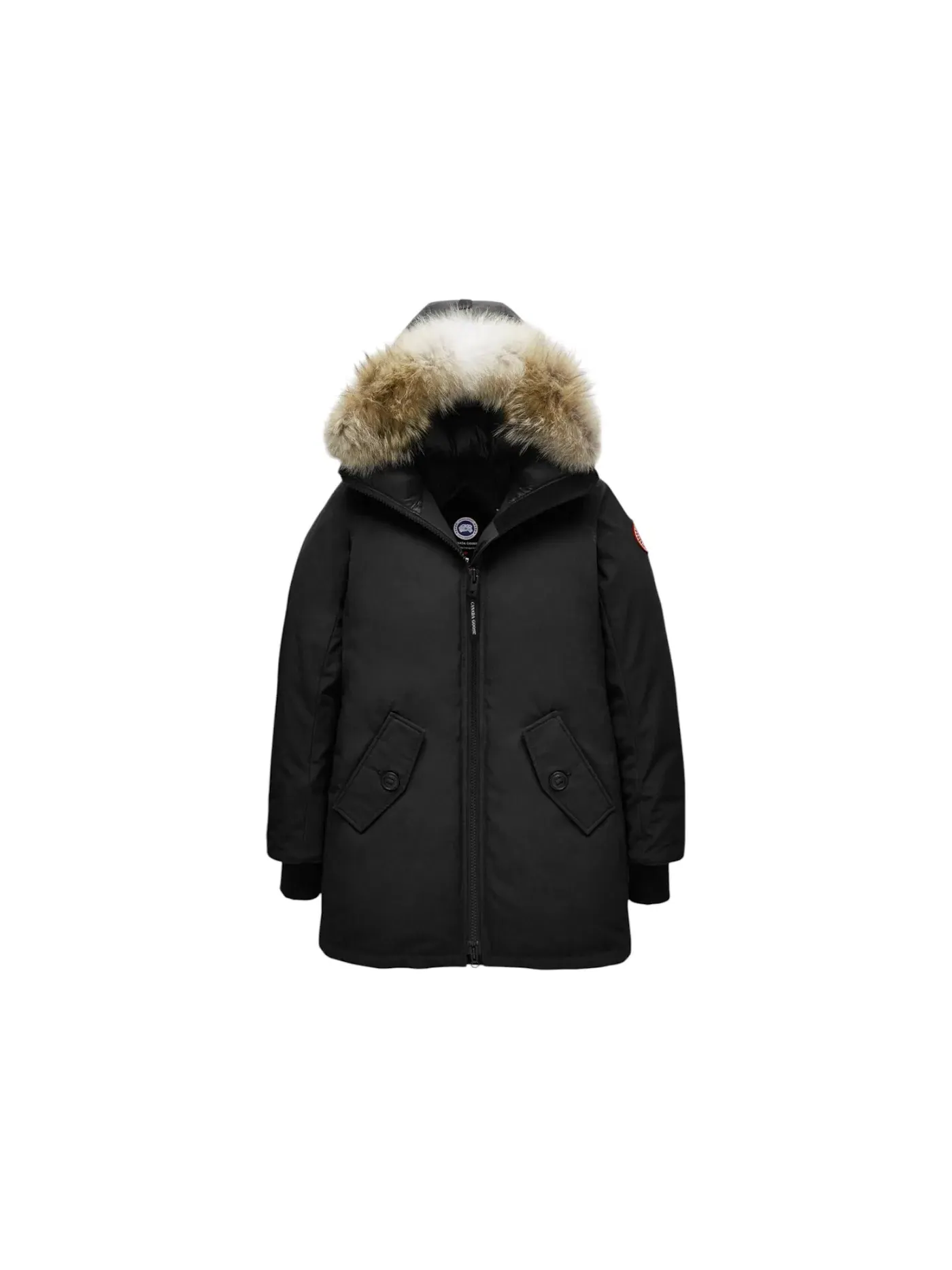 Женская куртка-парка с меховой отделкой Canada Goose — изображение 1 из 1, черный