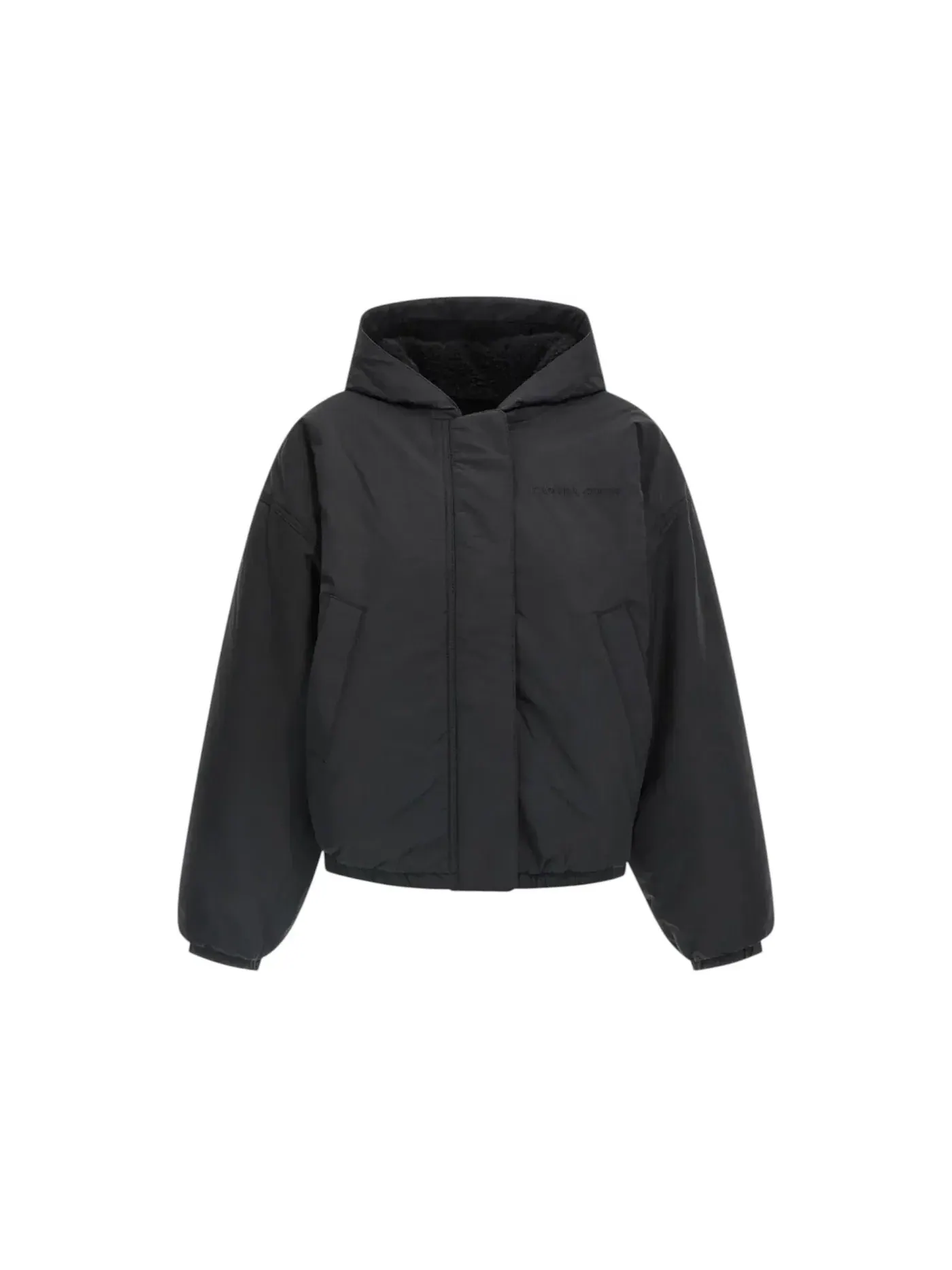 Женская куртка-бомбер двусторонняя из флиса Bomber Canada Goose — изображение 1 из 1, черный/черный