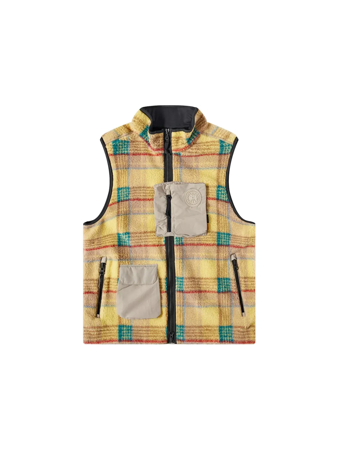 Мужской жилет с принтом Canada Goose Vest — изображение 1 из 1, золотистый