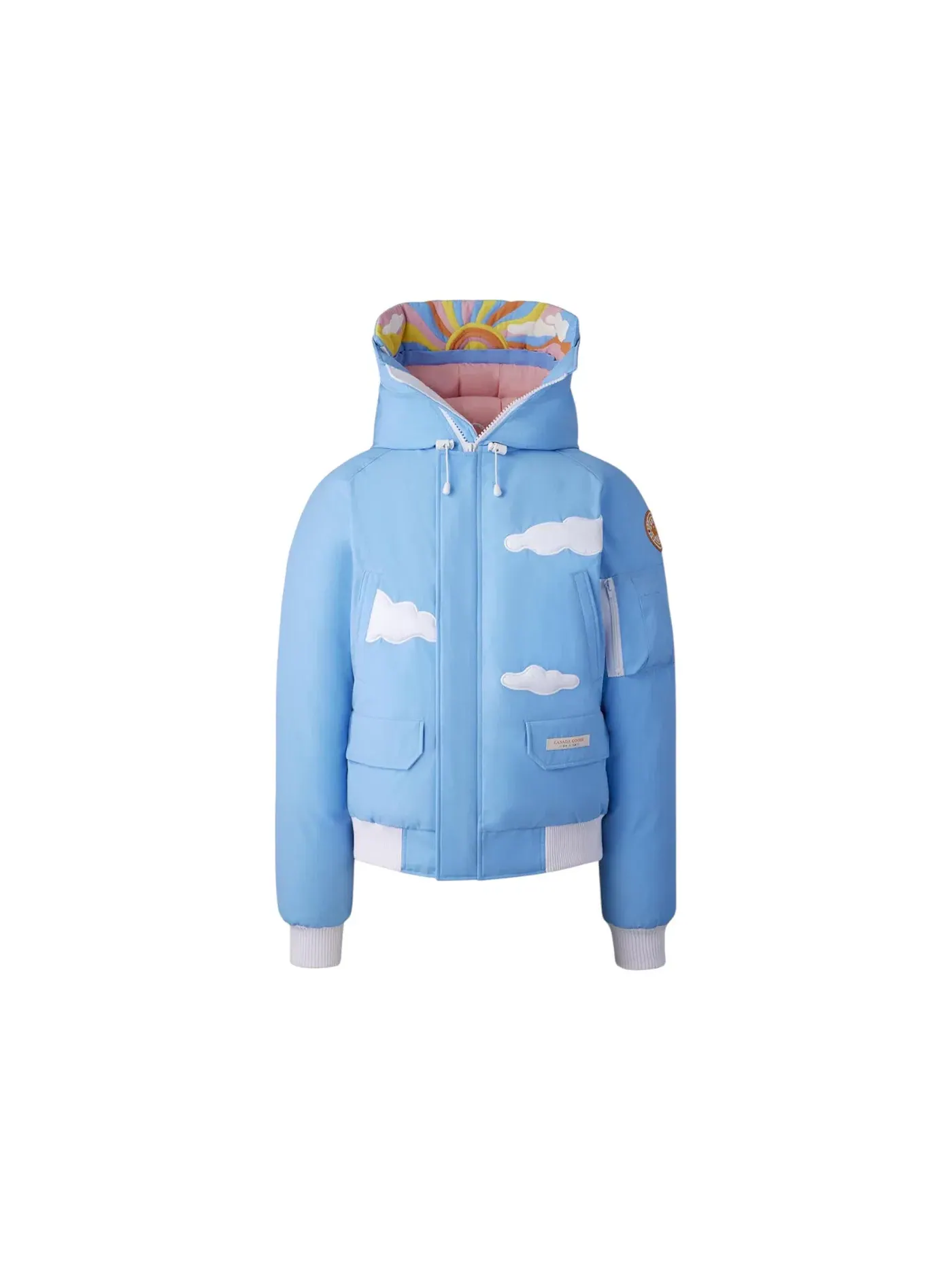 Унисекс куртка-бомбер с принтом Chiliwack Canada Goose — изображение 1 из 1, синий