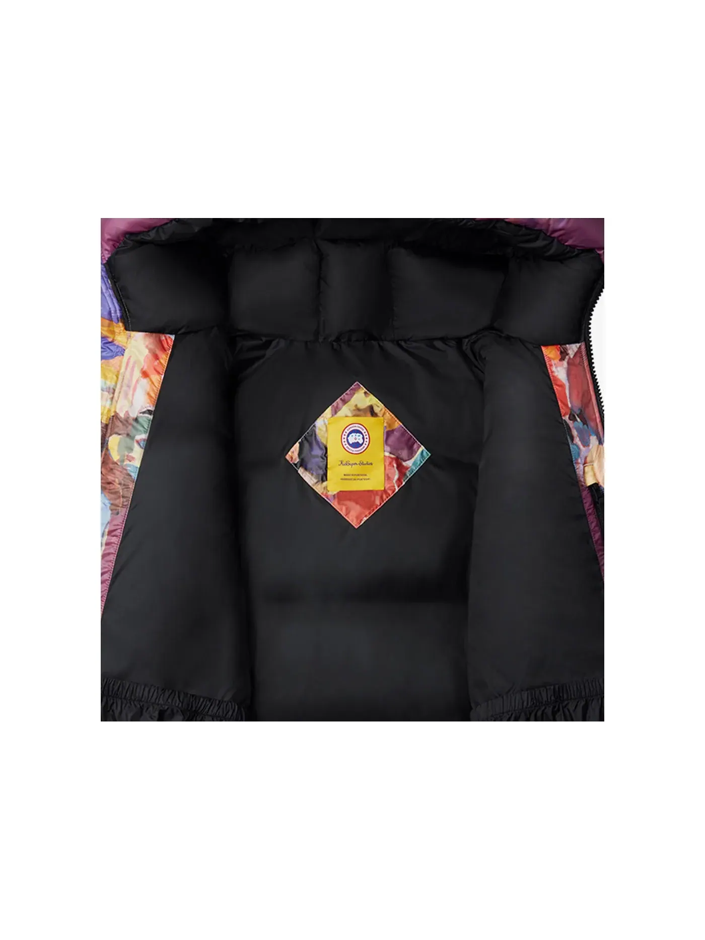 Мужская пуховая куртка с принтом Crofton Puffer Jacket Crowd Print Canada Goose, Crowd Print — изображение 3 из 3