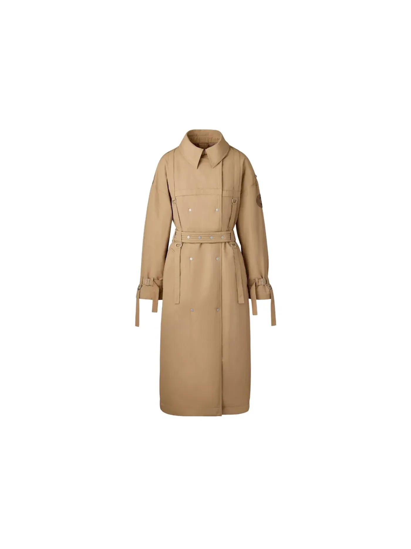 Женское пальто-тренч с ремнем Tan Strap Trench Coat Parka Jacket Canada Goose