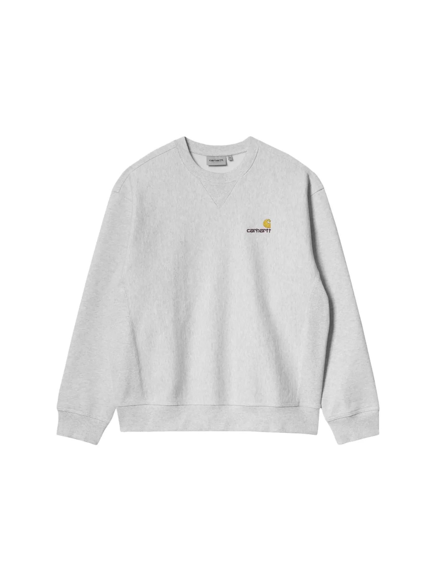 Мужской свитшот с принтом American Script Carhartt — изображение 1 из 2, пепельный вереск