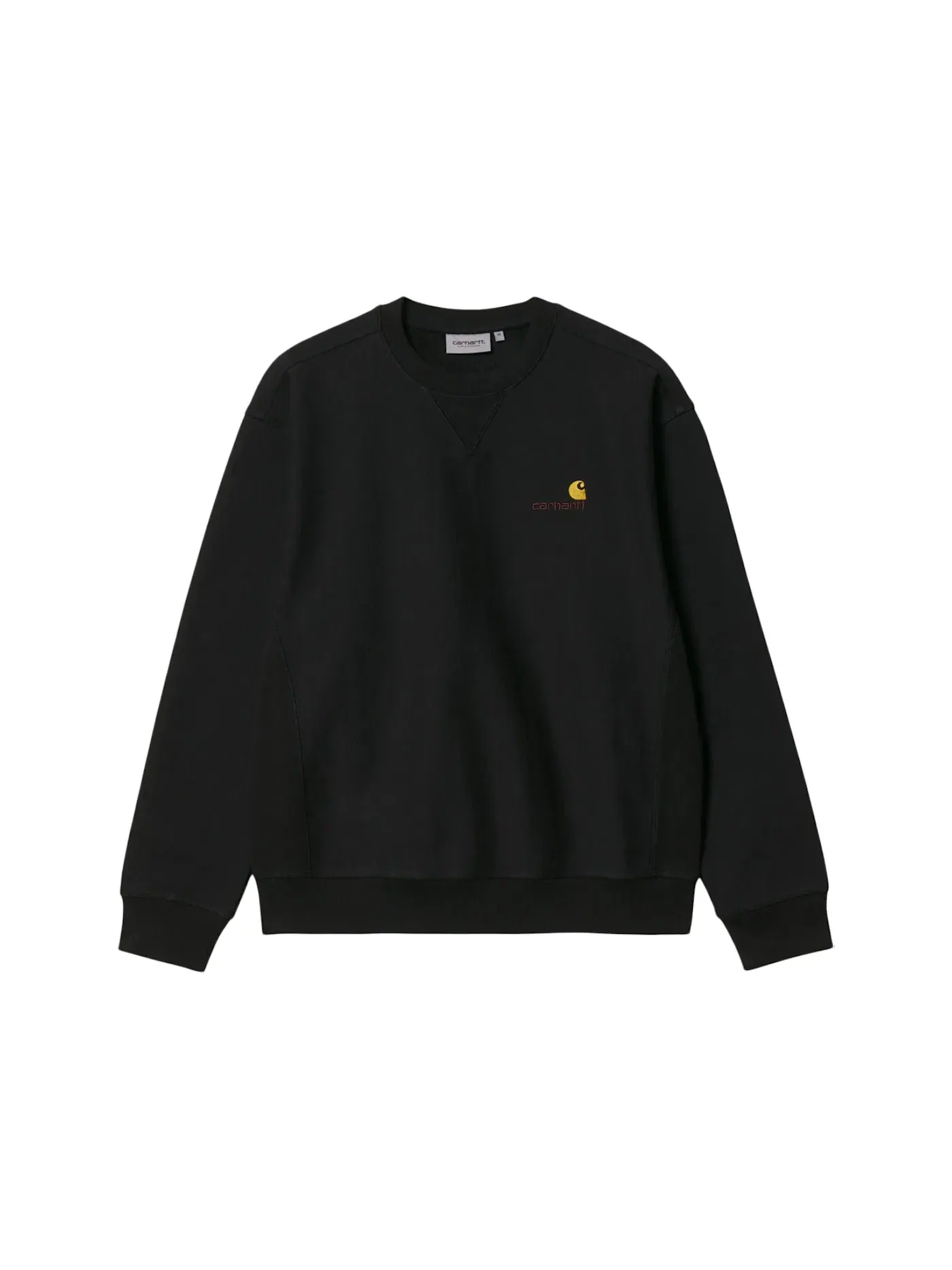 Мужской свитшот с длинным рукавом American Script Carhartt — изображение 1 из 2, черный