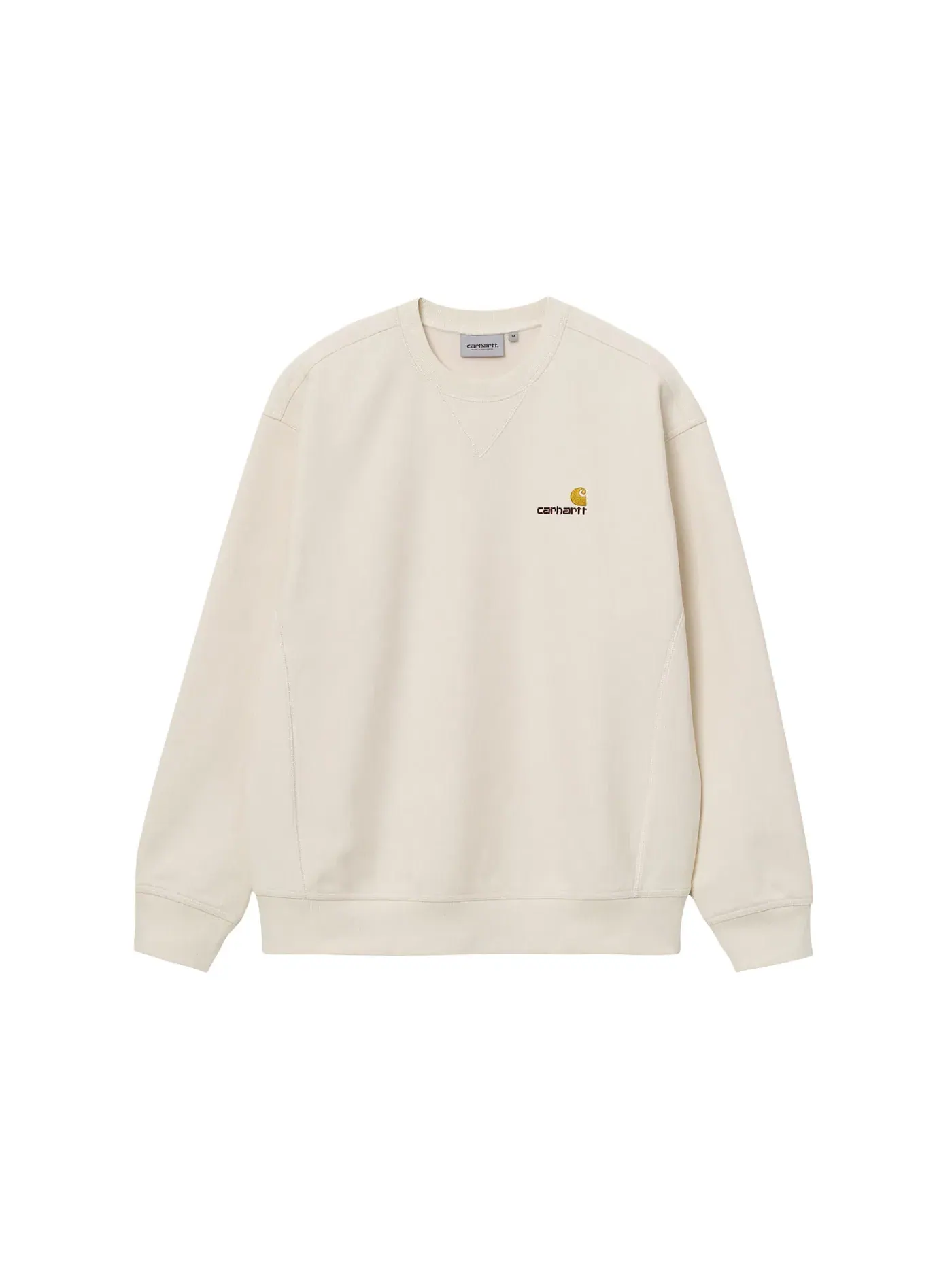 Мужской свитшот с принтом American Script Carhartt WIP — изображение 1 из 1, прозрачный
