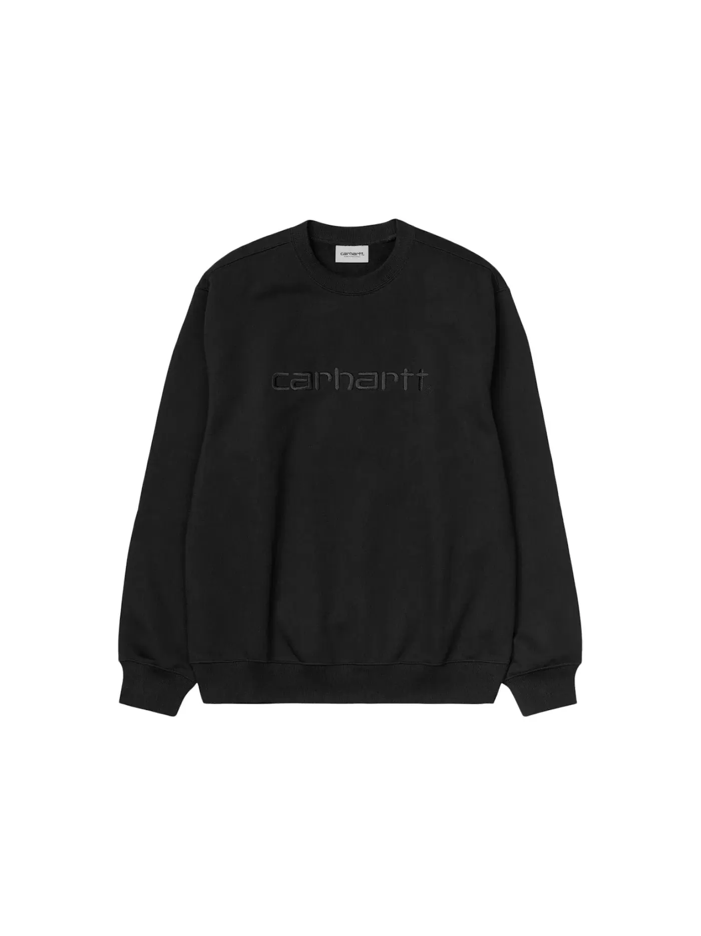 Мужской свитшот с длинным рукавом Carhartt — изображение 1 из 2, черный/черный