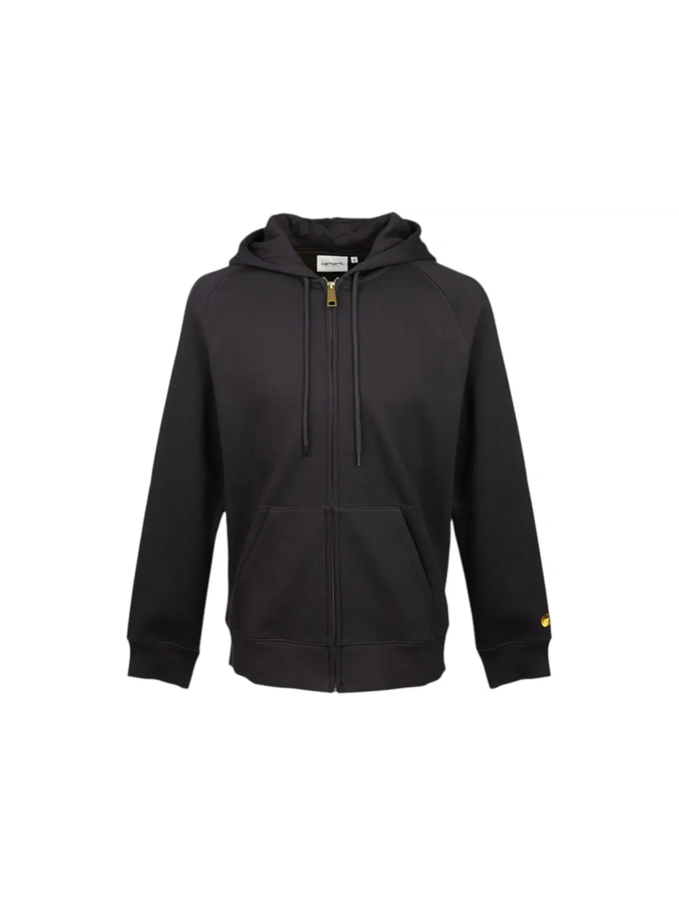 Мужское худи на молнии Chase Fleece Carhartt — изображение 1 из 1, черный