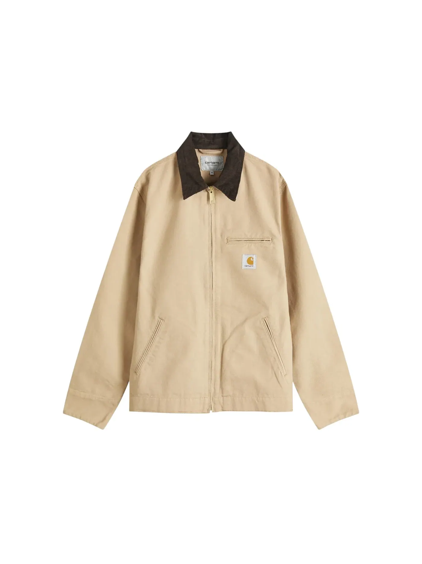 Мужская куртка-детройт из плотного хлопка Carhartt — изображение 1 из 1, коричневый