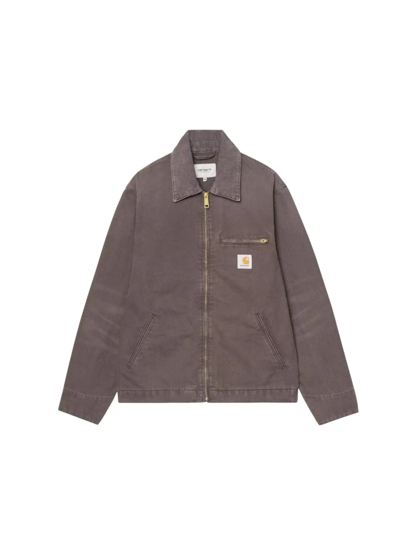 Мужская куртка-детройт из канваса Carhartt WIP, Shale/Shale/Stone Canvas — изображение 1 из 2