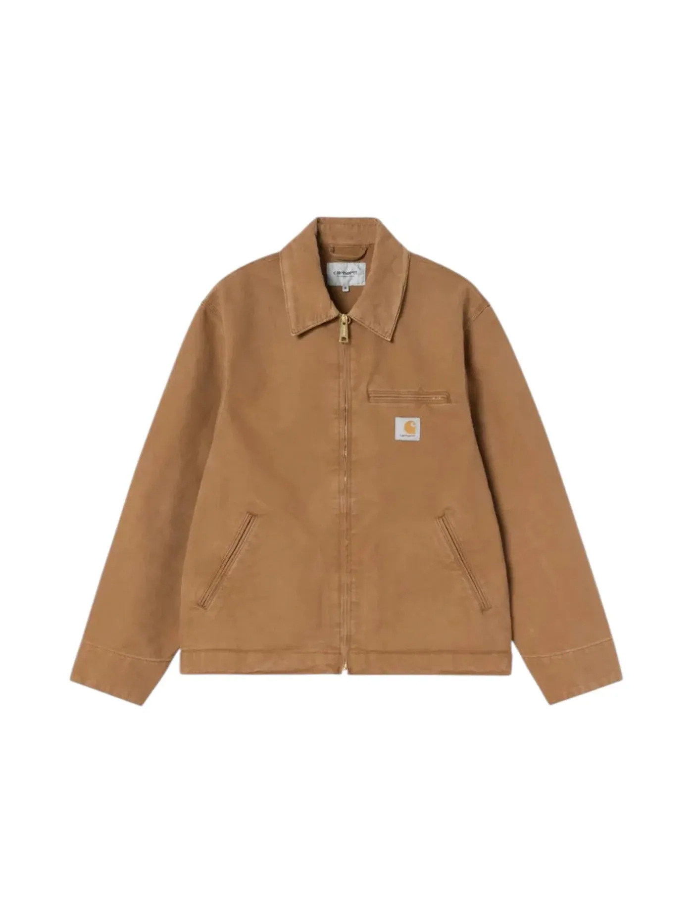 Мужская куртка с длинным рукавом Jacket (Stone Canvas) Carhartt — изображение 1 из 2, коричневый