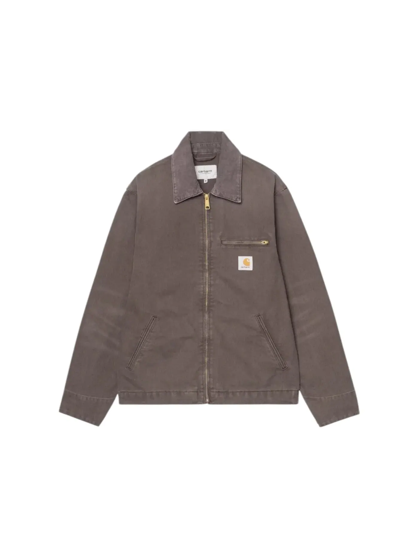 Мужская куртка с принтом Jacket (Stone Canvas) Carhartt — изображение 1 из 2, сланец