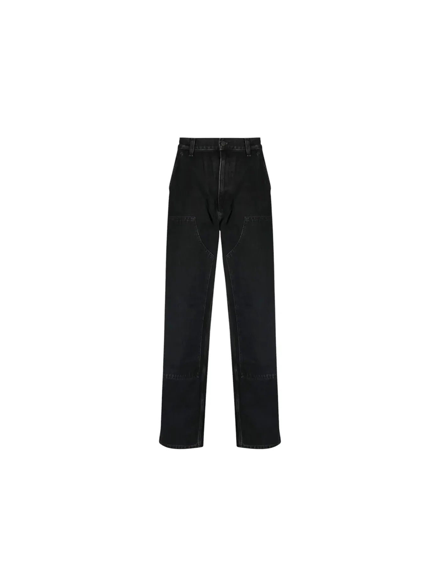 Унисекс штаны Карго Carhartt WIP Double Knee Pants — изображение 1 из 1, черный