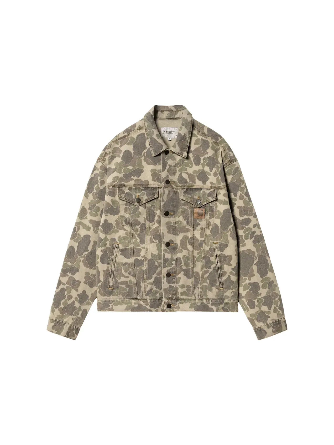 Мужская куртка с камуфляжным принтом Helston Carhartt — изображение 1 из 2, черный