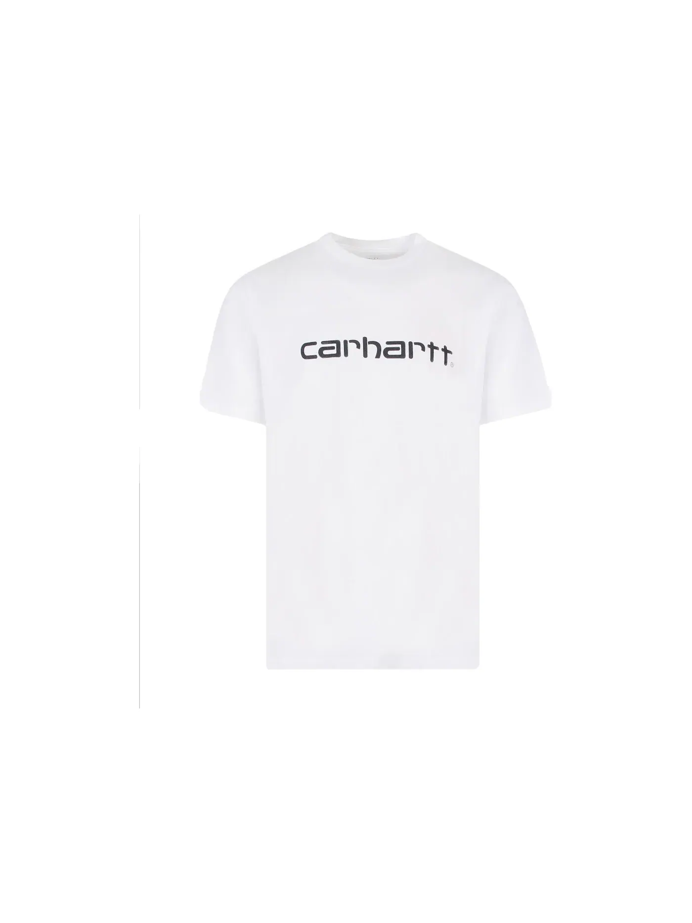 Мужская футболка хлопковая Carhartt WIP Frontal Logo — изображение 1 из 2, белый