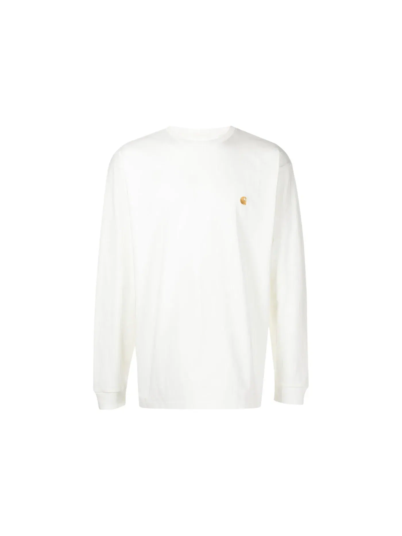 Детская футболка с длинным рукавом Carhartt WIP T-Shirt — изображение 1 из 1, белый/золотистый