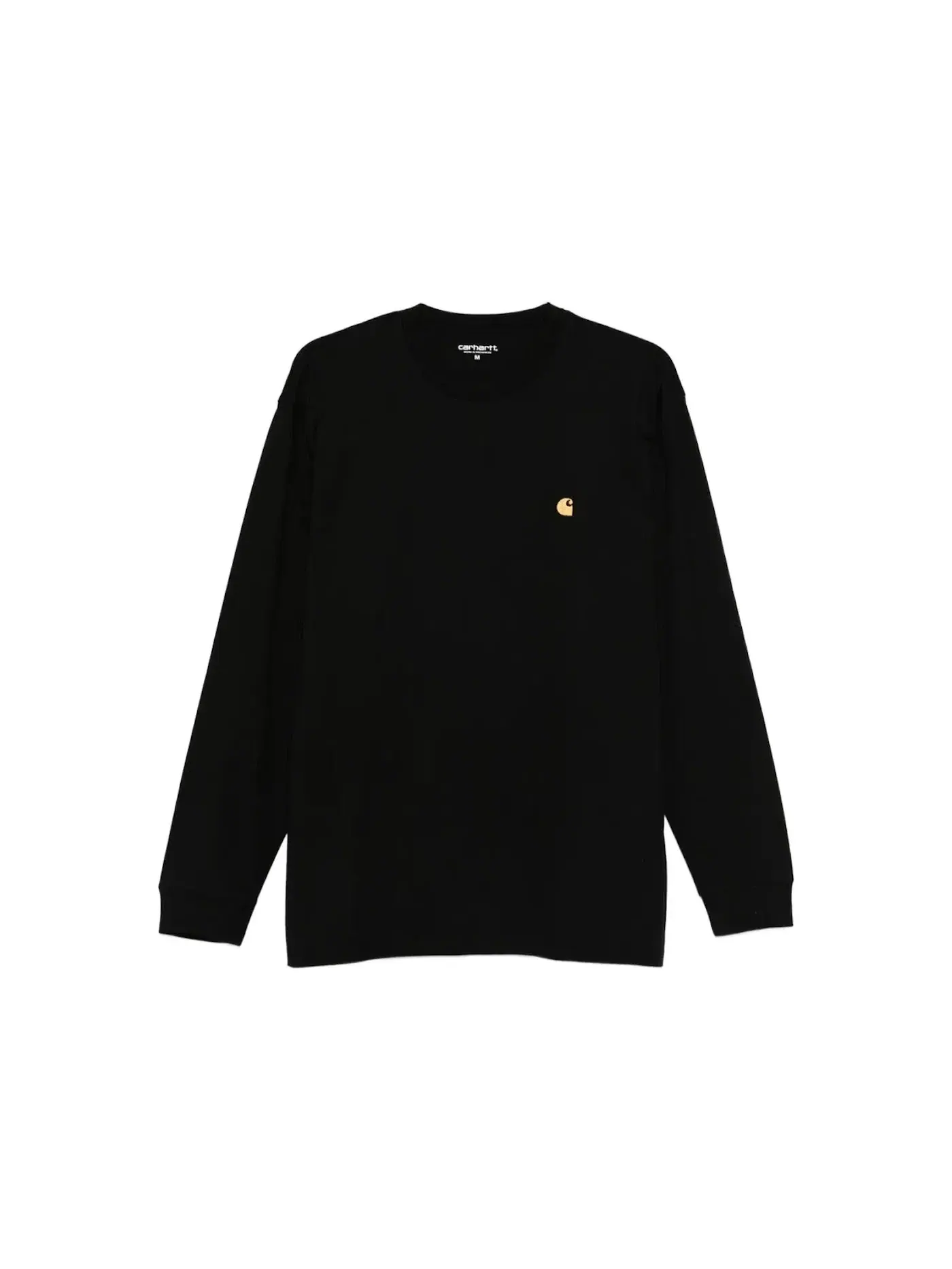 Унисекс футболка с длинным рукавом Chase T-shirt Carhartt — изображение 1 из 1, черный золотистый