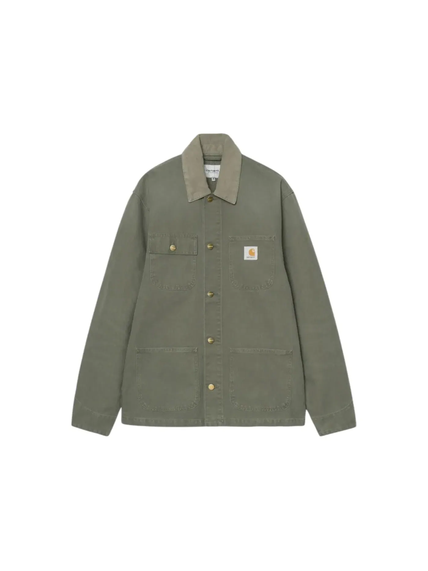 Мужская куртка Carhartt Michigan Coat Spring Jacket (Stone Canvas) — изображение 1 из 2, листовой зеленый