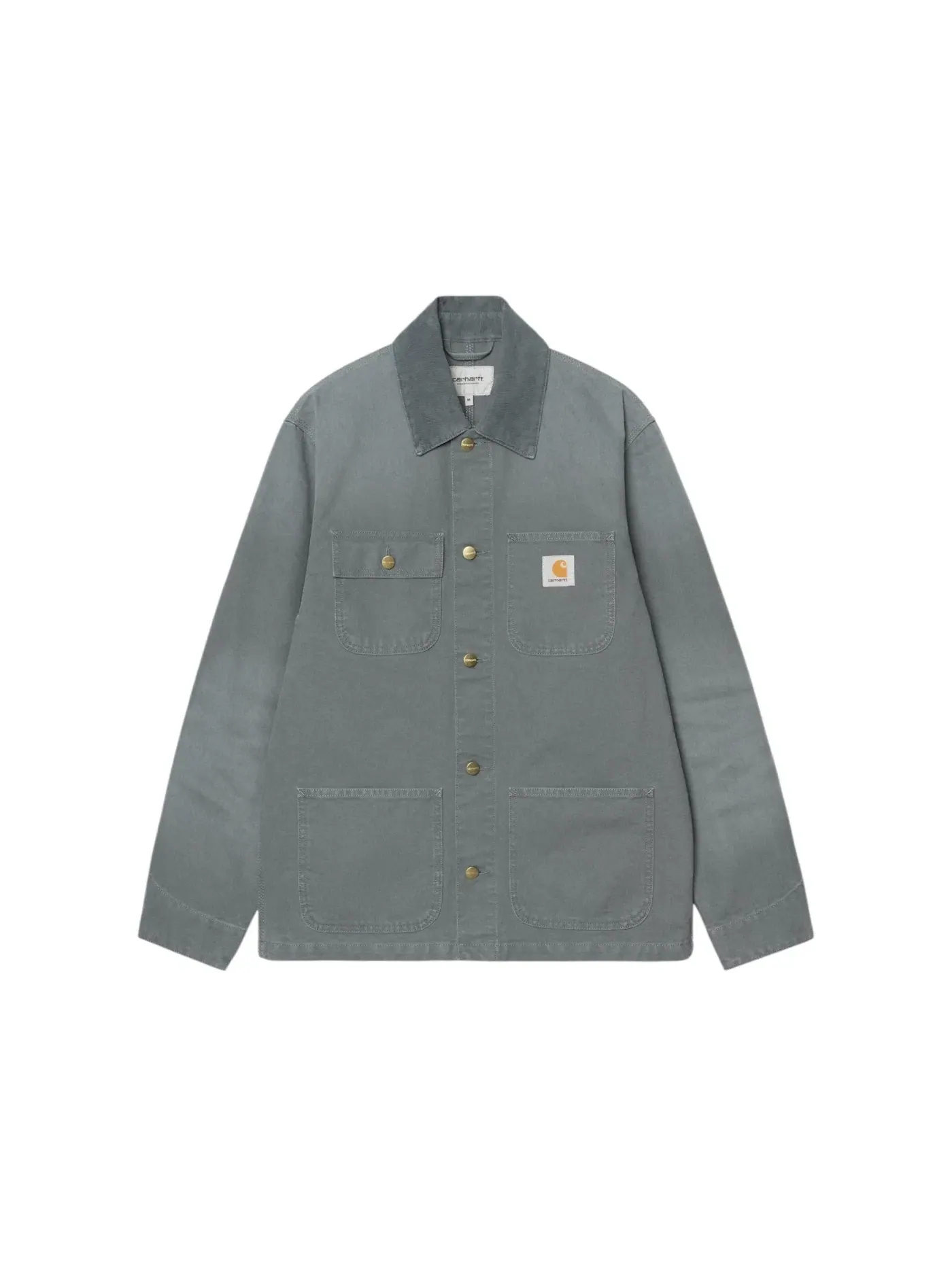 Мужская куртка-весна Carhartt Michigan Coat Spring Jacket (Stone Canvas) — изображение 1 из 2, синий