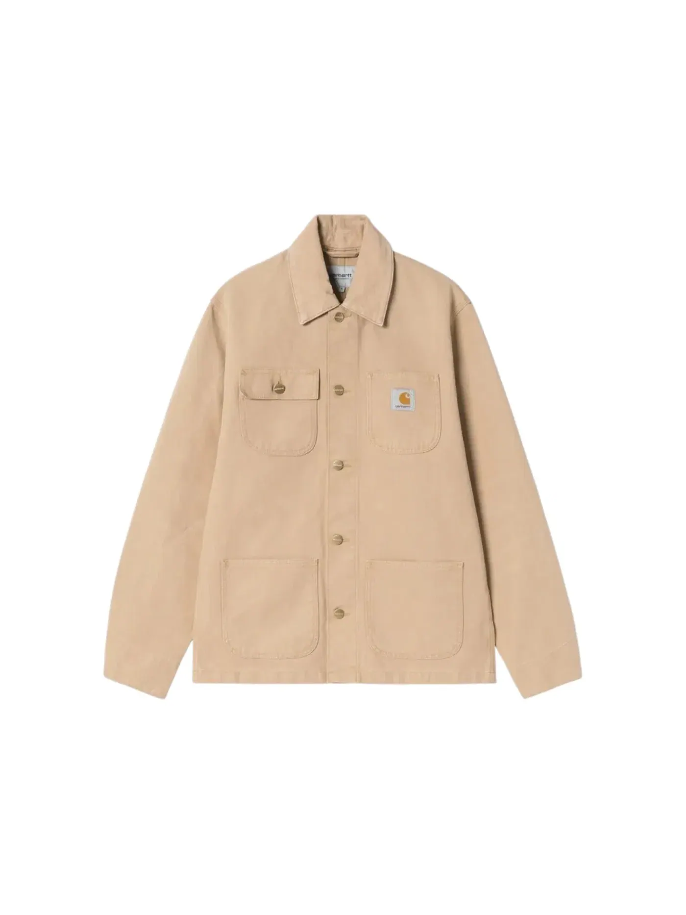 Мужская весенняя куртка Carhartt Michigan Coat Spring Jacket (Stone Canvas) — изображение 1 из 2, коричневый