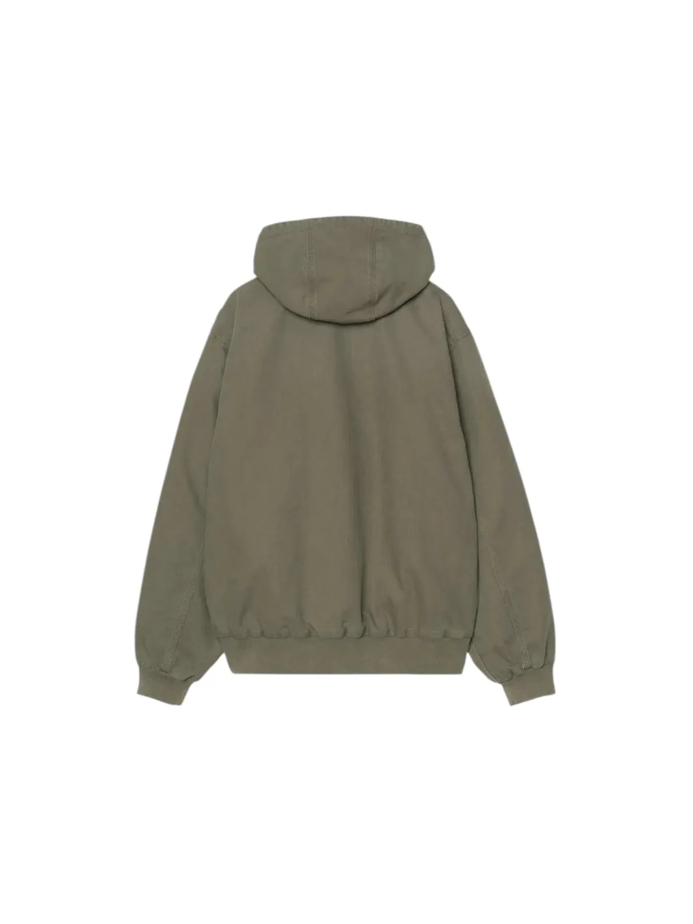 Мужская куртка-ветровка с длинным рукавом Jacket (Stone Canvas) Carhartt — изображение 2 из 2, листовой зеленый