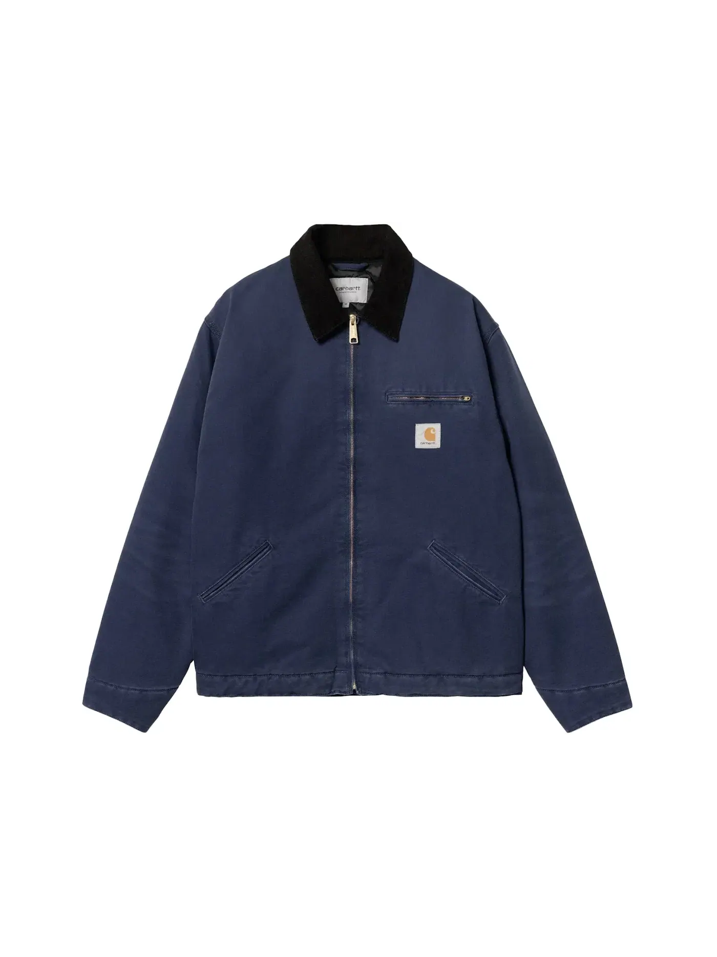 Мужская куртка OG Detroit Aged Canvas Jacket Carhartt — изображение 1 из 3, синий/черный