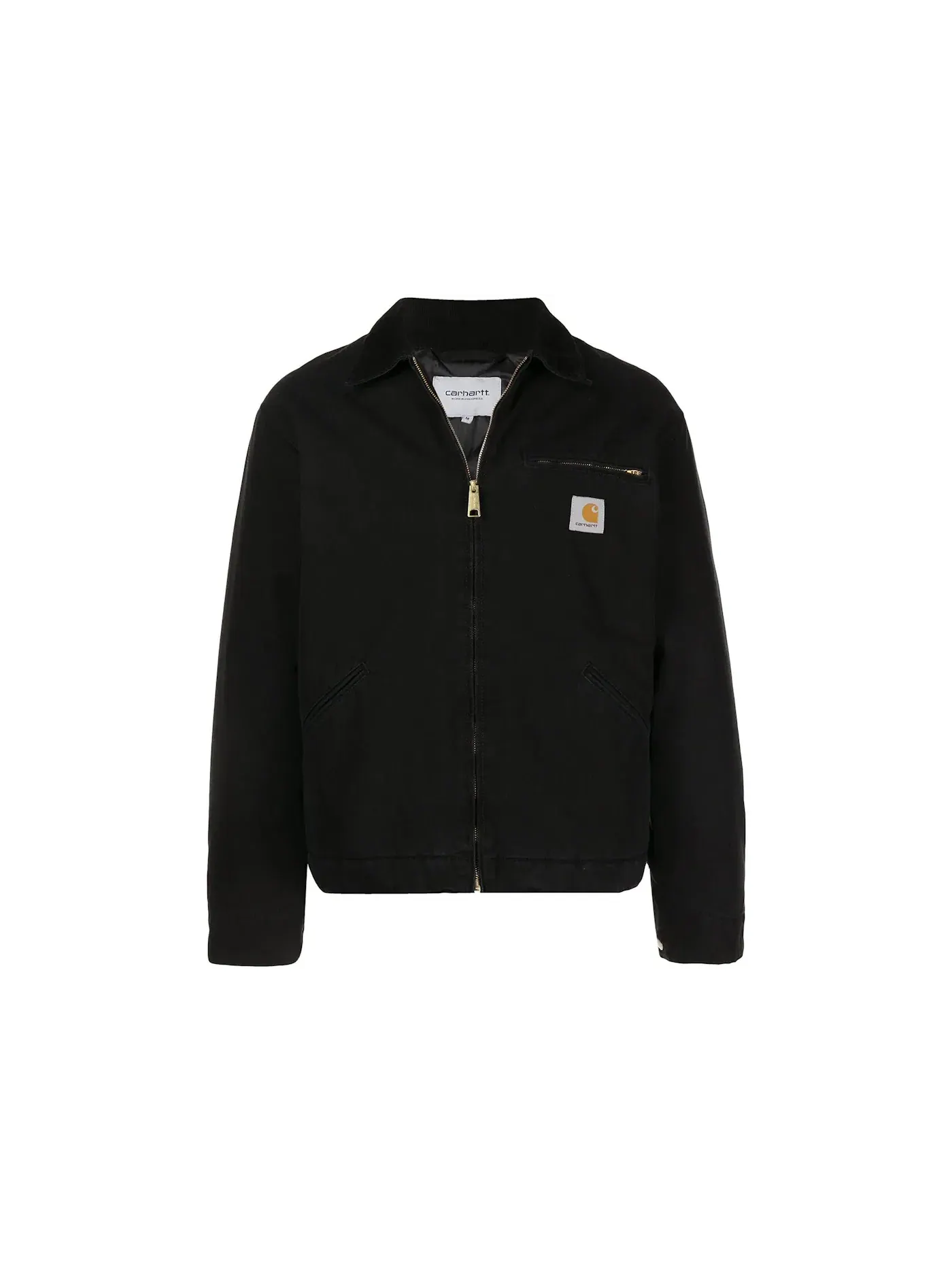 Мужская куртка из парусины OG Detroit Aged Canvas Carhartt WIP — изображение 1 из 1, черный/черный