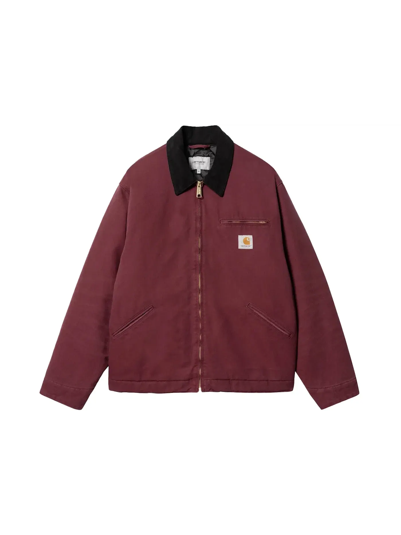 Мужская куртка из холста с состаренной отделкой OG Detroit Jacket Carhartt — изображение 1 из 3, черный