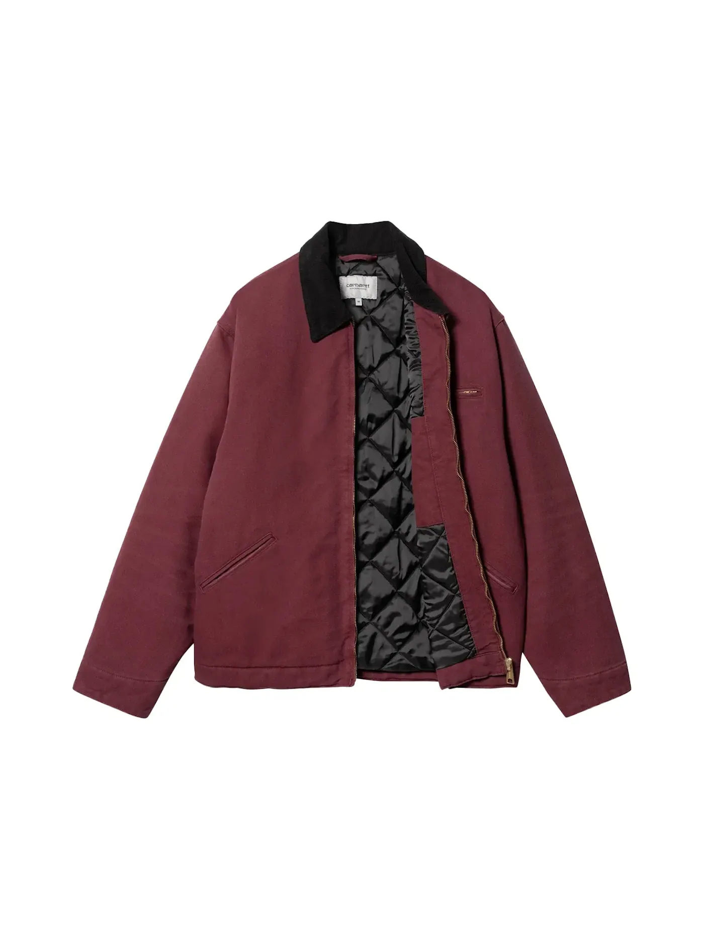 Мужская куртка из холста с состаренной отделкой OG Detroit Jacket Carhartt — изображение 2 из 3, черный