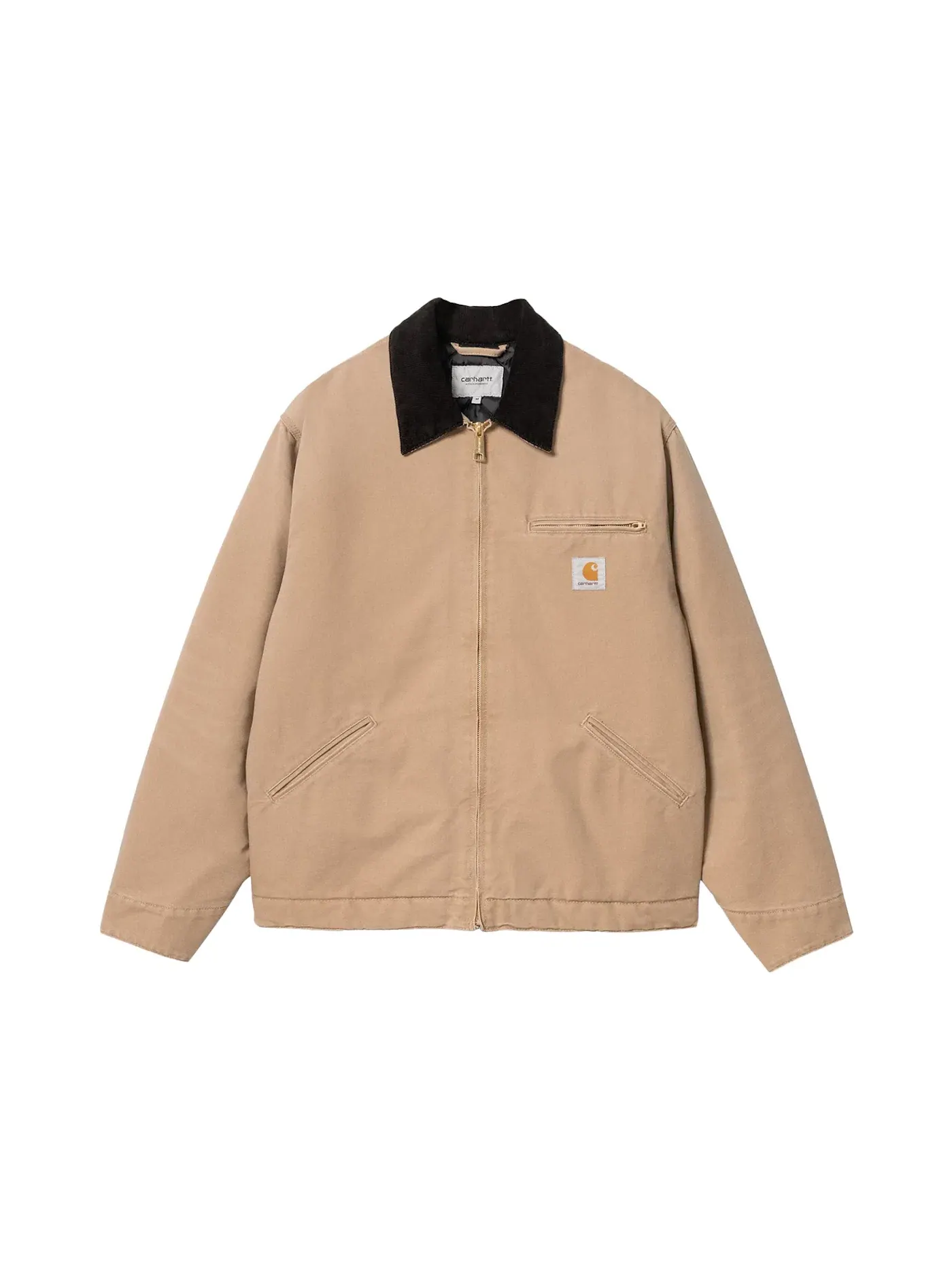 Мужская куртка состаренная модель OG Detroit Carhartt — изображение 1 из 3, черный