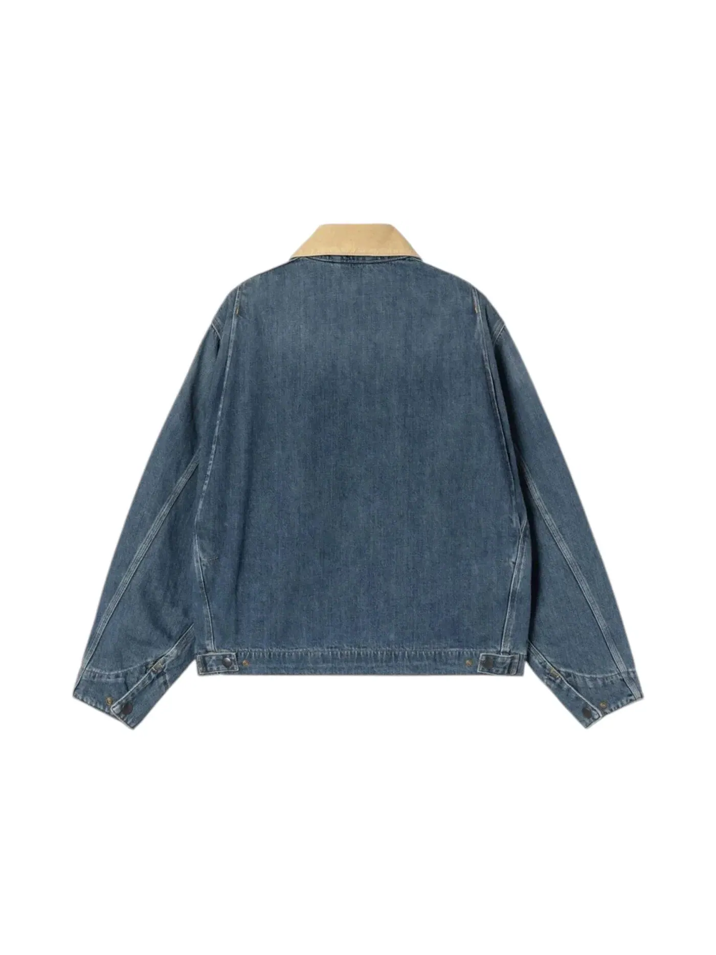 Мужская джинсовая куртка с длинным рукавом Carhartt — изображение 2 из 2, синий/коричневый темный