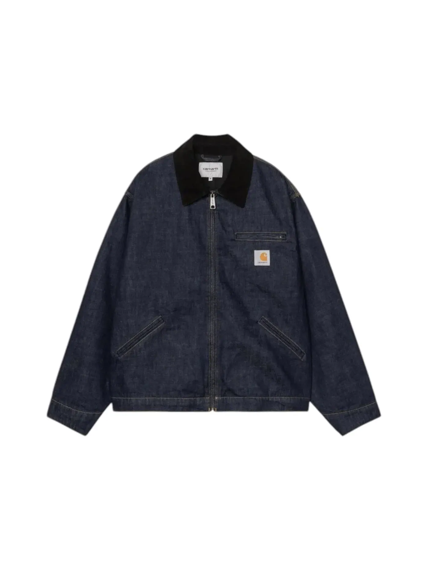 Мужская куртка джинсовая с длинным рукавом Carhartt — изображение 1 из 2, синий/черный