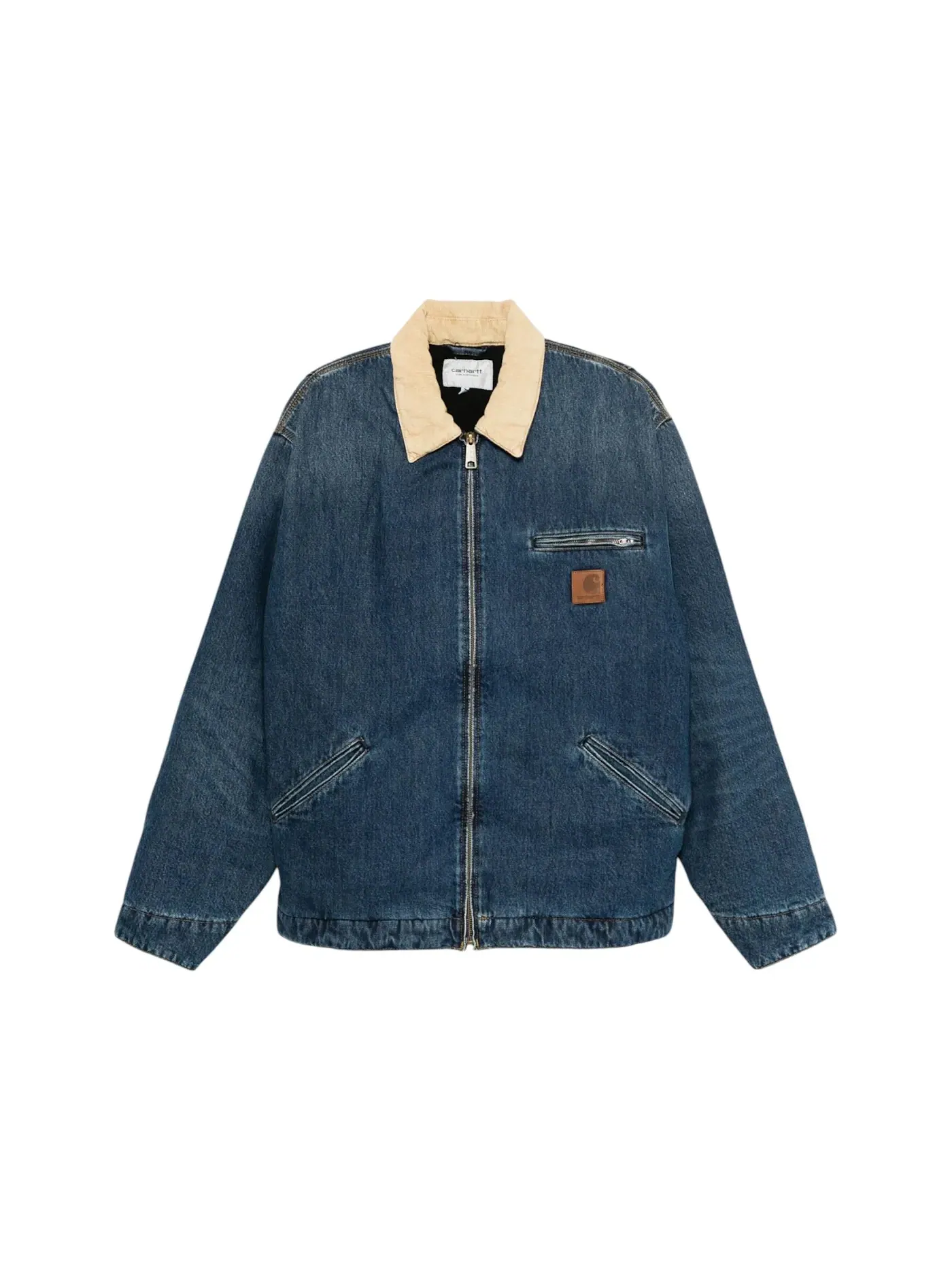Унисекс куртка OG Detroit с длинным рукавом Carhartt WIP — изображение 1 из 1, синий/коричневый