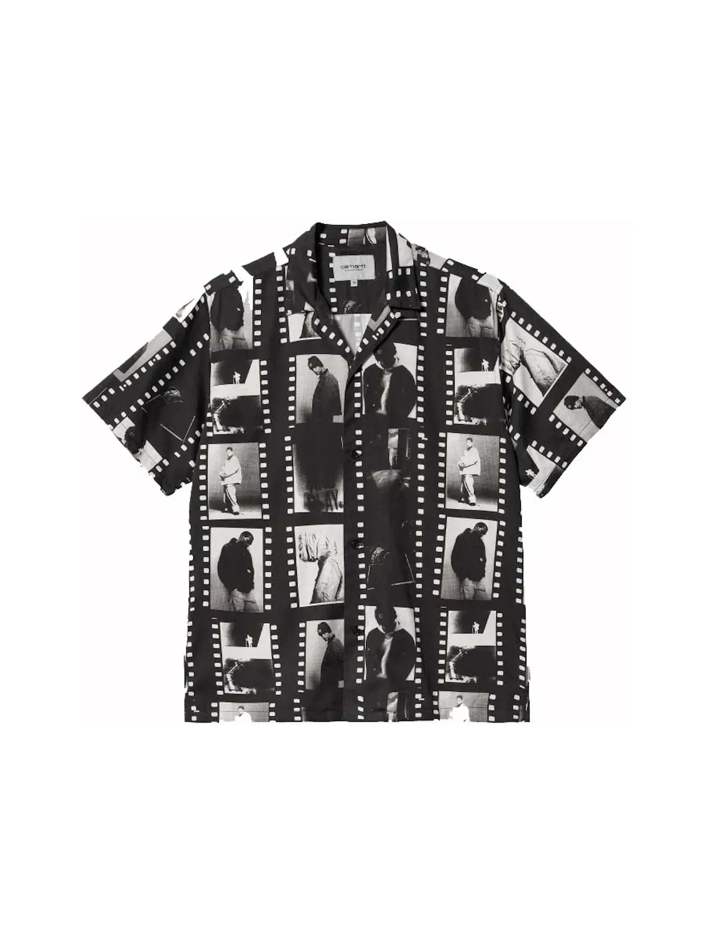 Мужская рубашка с принтом Photo Strip Carhartt — изображение 1 из 1, черный