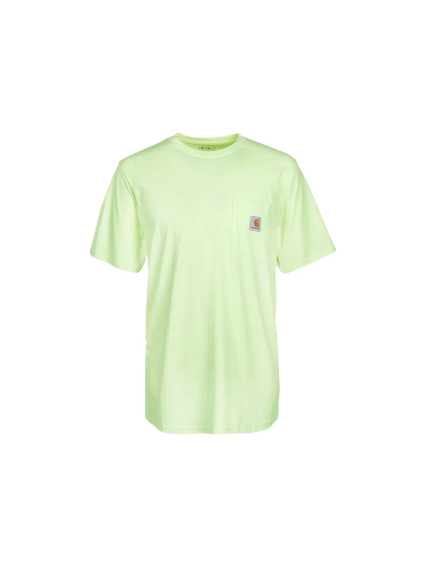 Мужская футболка с нагрудным карманом Carhartt T-Shirt — изображение 1 из 1, зеленый