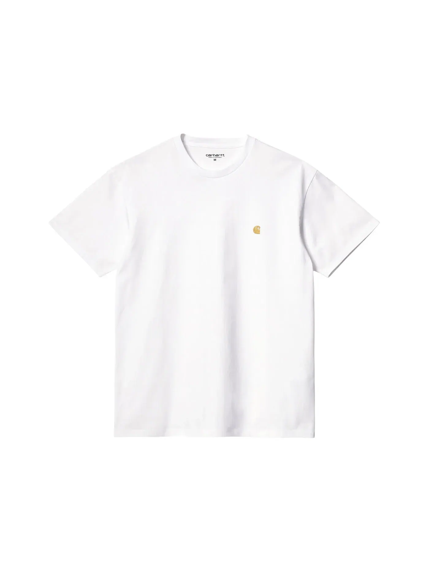Мужская футболка с коротким рукавом Carhartt T-Shirt — изображение 1 из 2, белый/золотистый