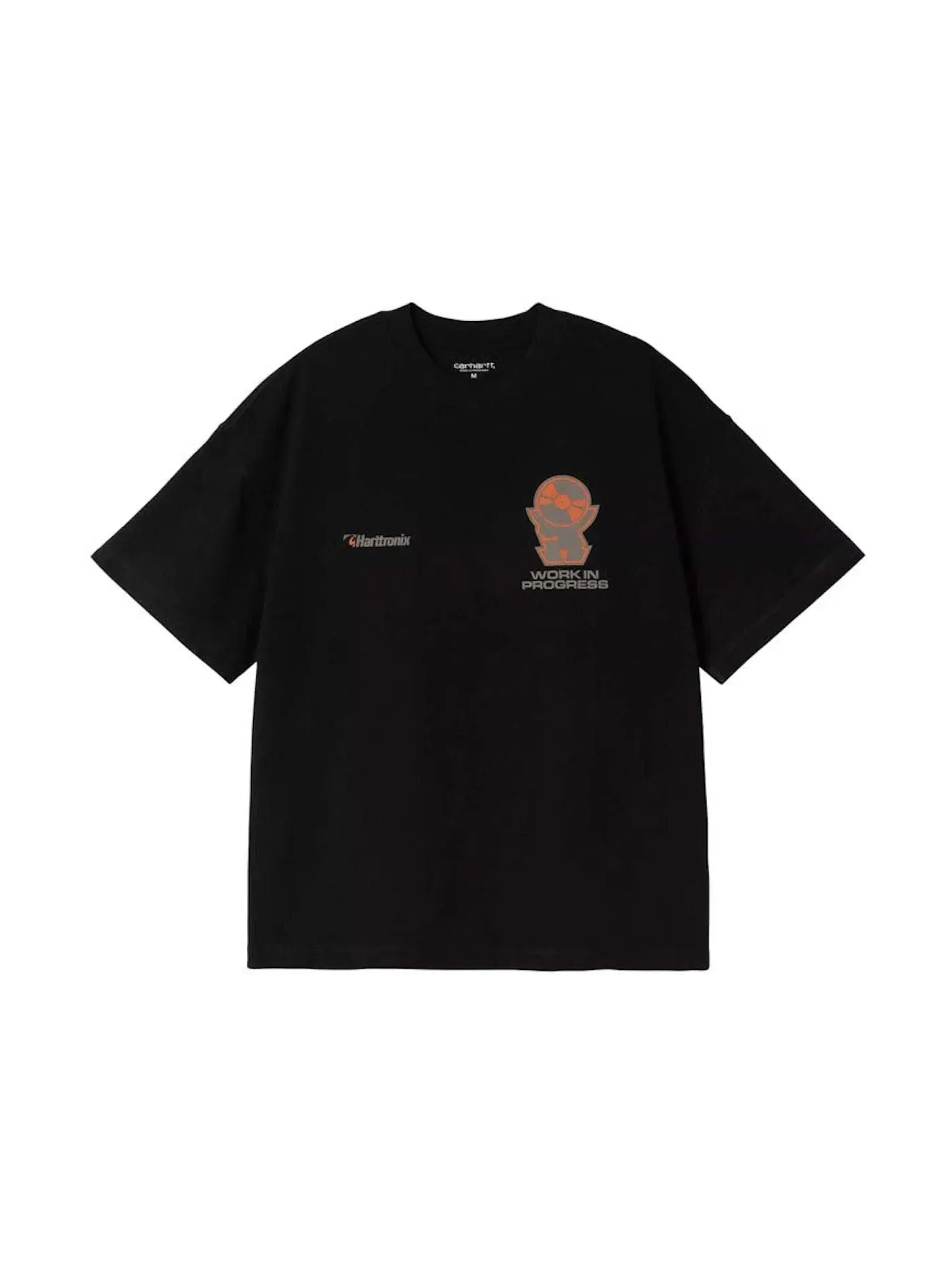 Детская футболка с принтом Harttronix Carhartt — изображение 1 из 2, черный