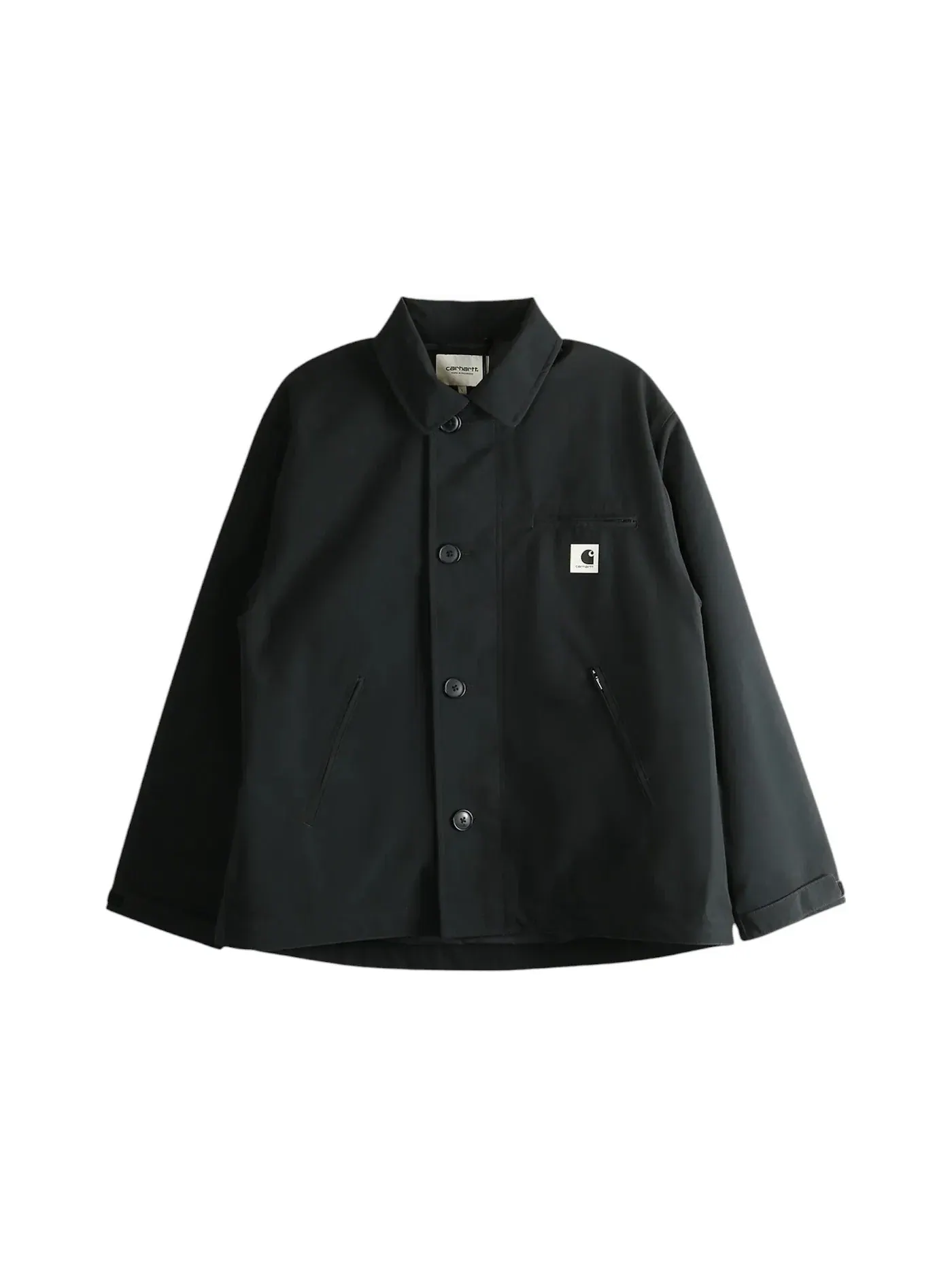 Унисекс футболка с карманом Carhartt WIP S/S Hudson Pocket T-shirt — изображение 1 из 1, черный