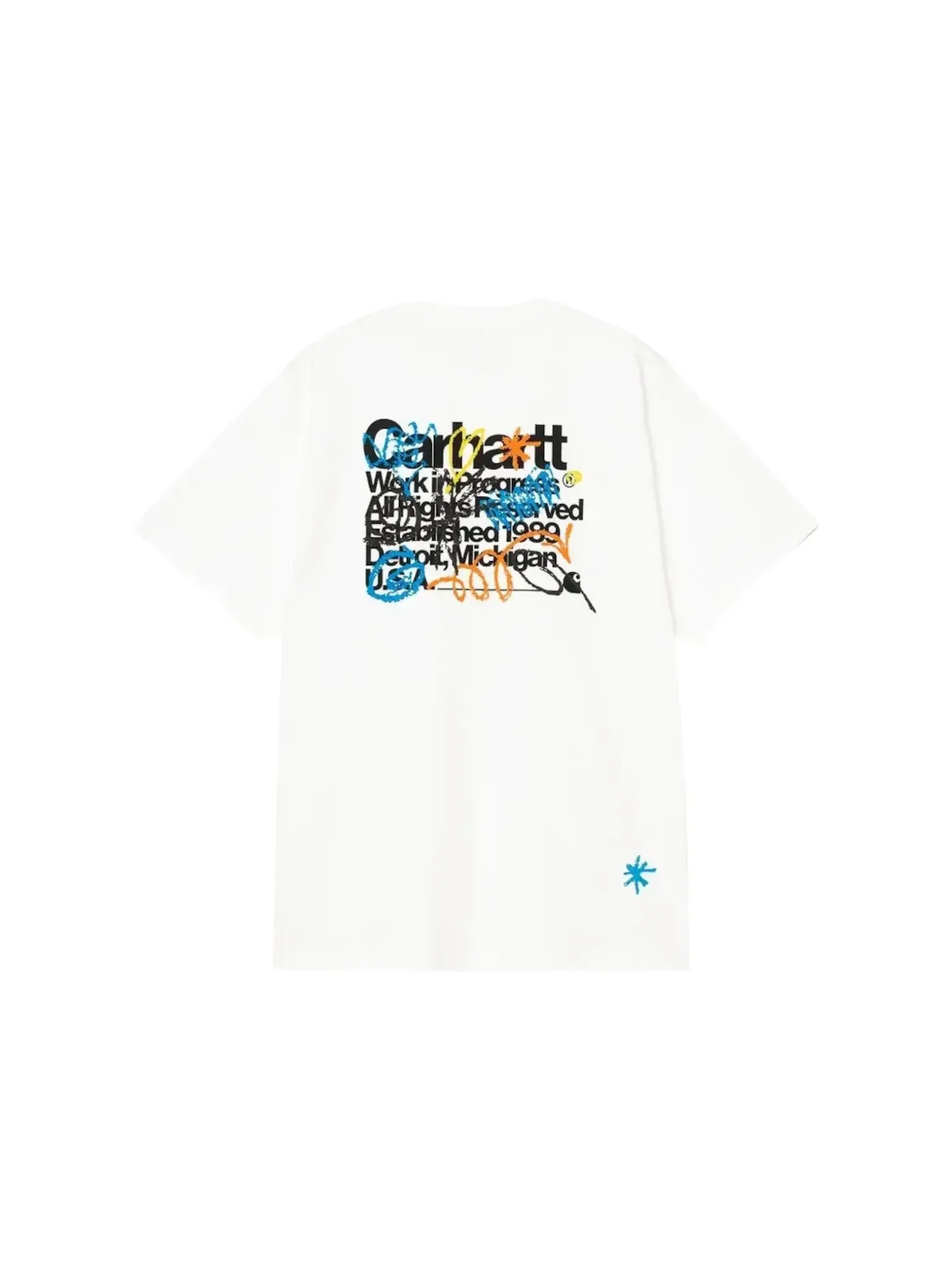 Детская футболка с коротким рукавом Carhartt T-shirt — изображение 1 из 2, белый