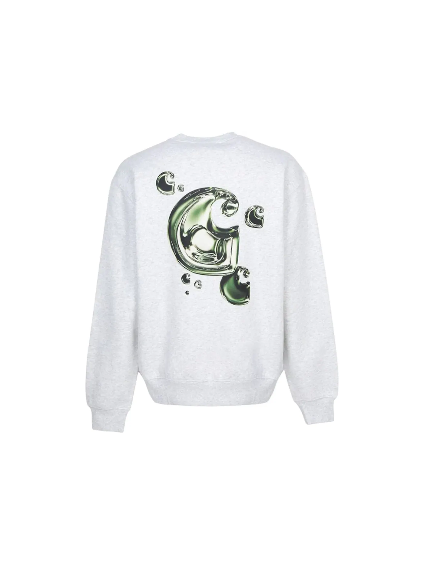 Мужской свитшот Carhartt WIP Solar Chrome Fleece Sweatshirt — изображение 2 из 2, серый