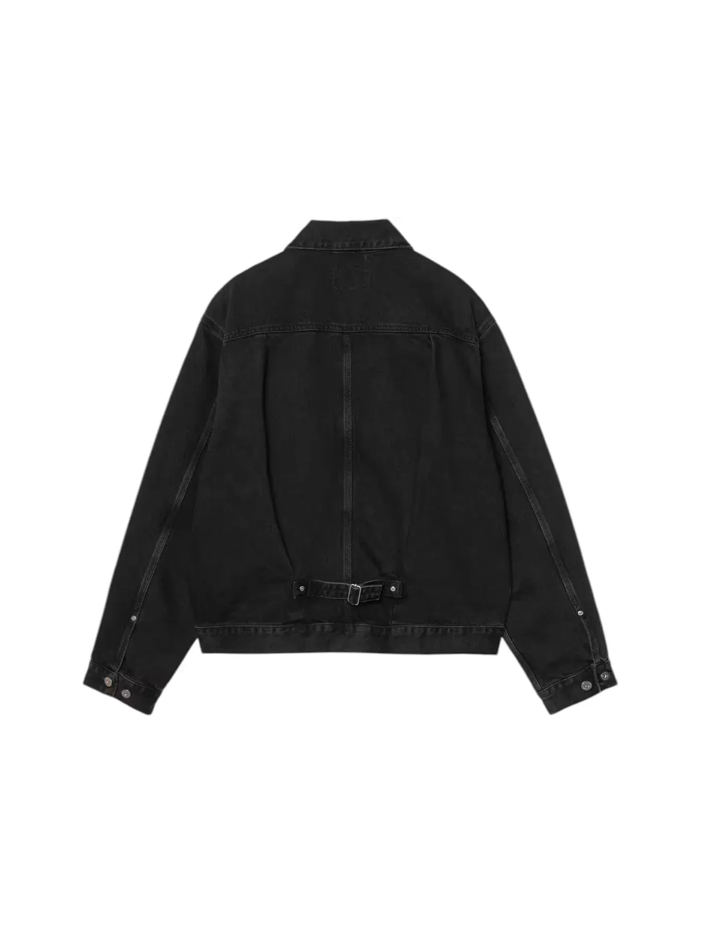Мужская куртка-джинсовка с каменной стиркой Carhartt — изображение 2 из 2, черный