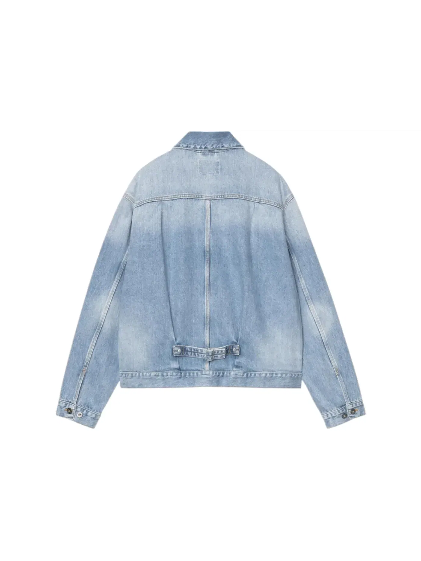 Мужская джинсовая куртка с эффектом потертости Carhartt — изображение 2 из 2, синий