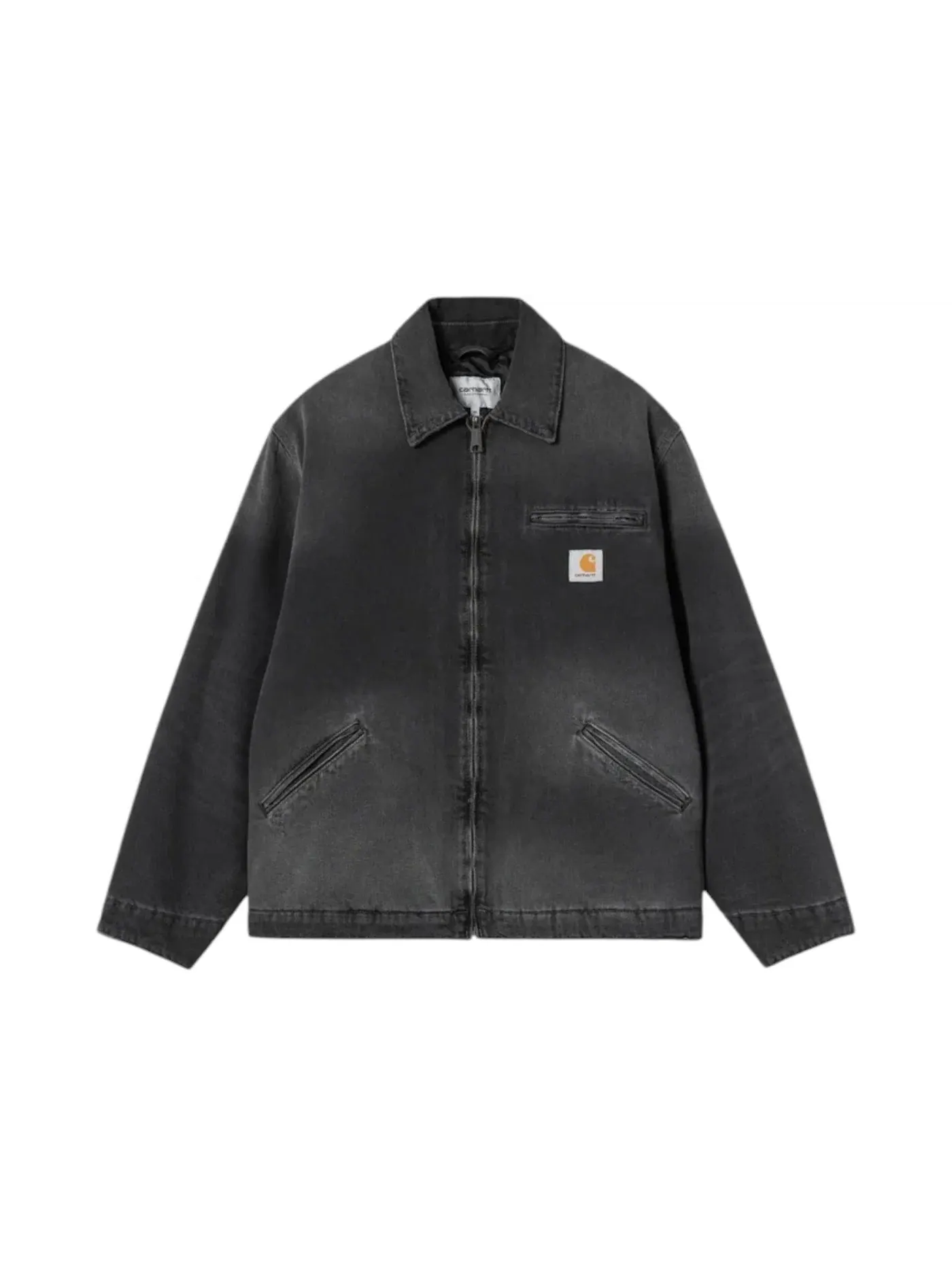 Мужская джинсовая куртка с длинным рукавом OG Detroit Denim Spring Jacket Carhartt — изображение 1 из 2, черный
