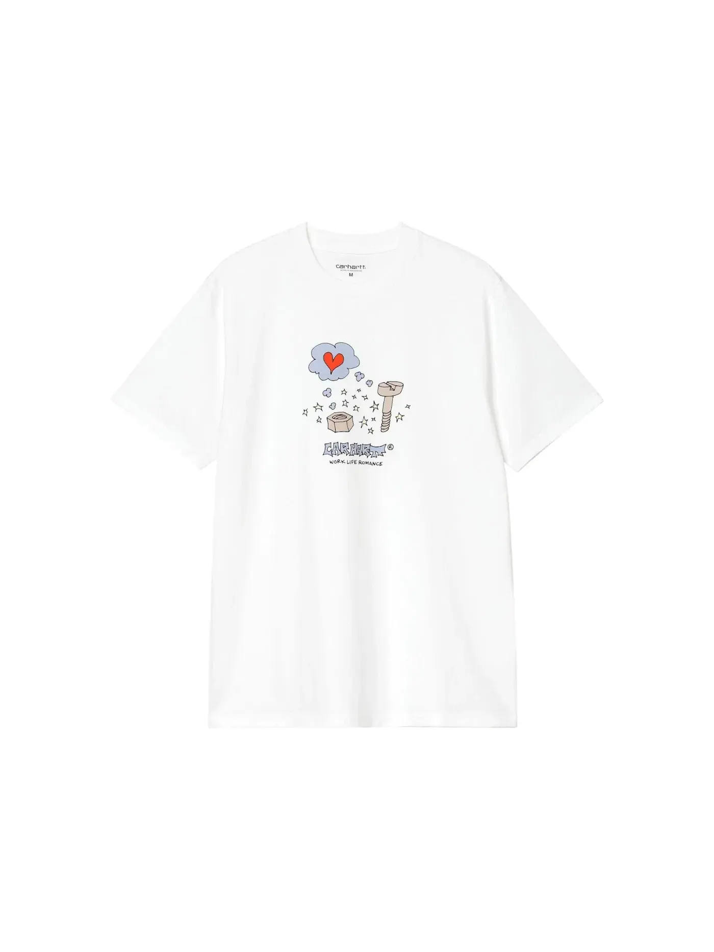 Мужская футболка с принтом Carhartt T-shirt — изображение 1 из 1, белый