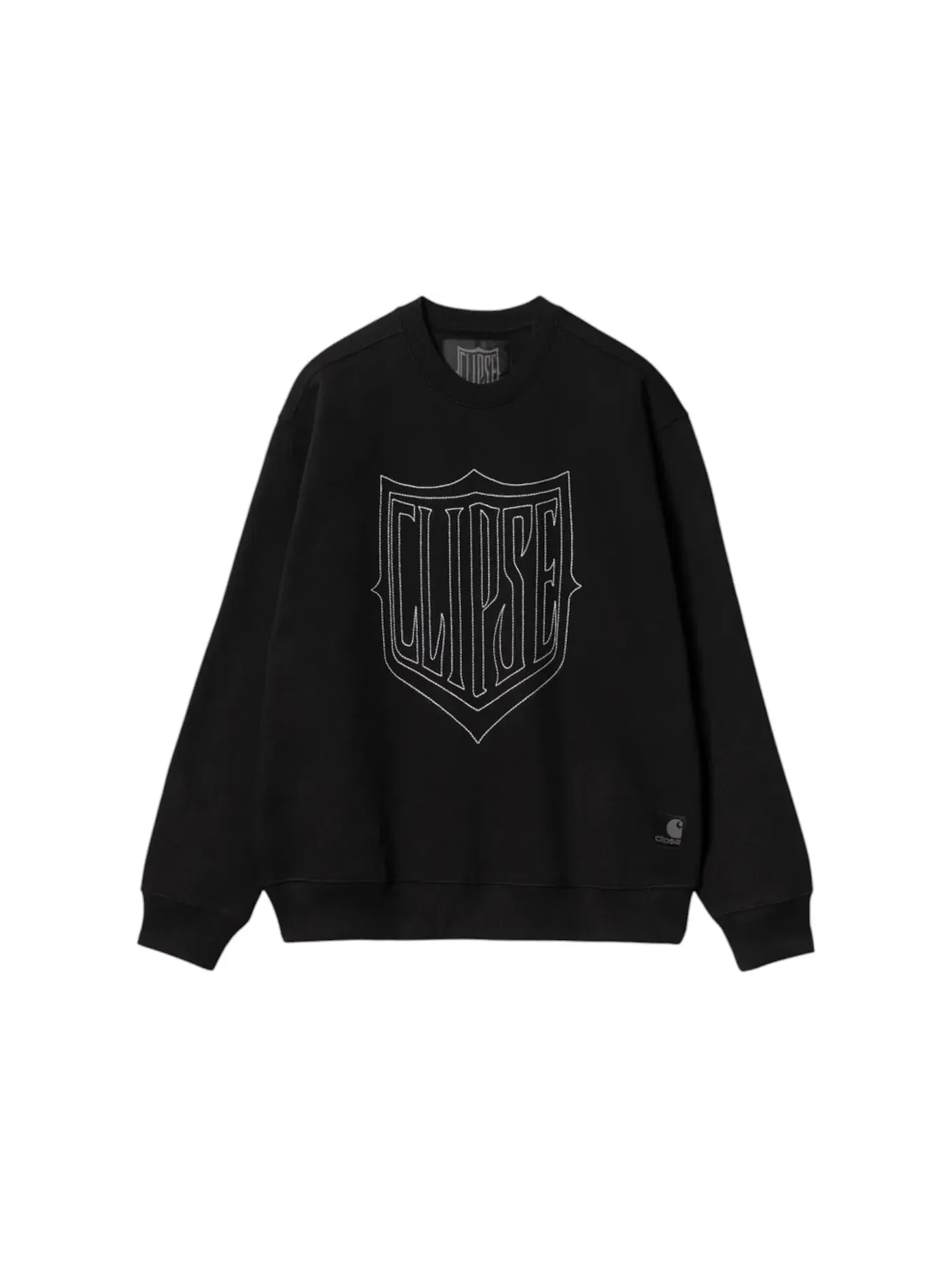 Мужской свитшот с принтом Sweatshirt Carhartt — изображение 1 из 2, черный/белый