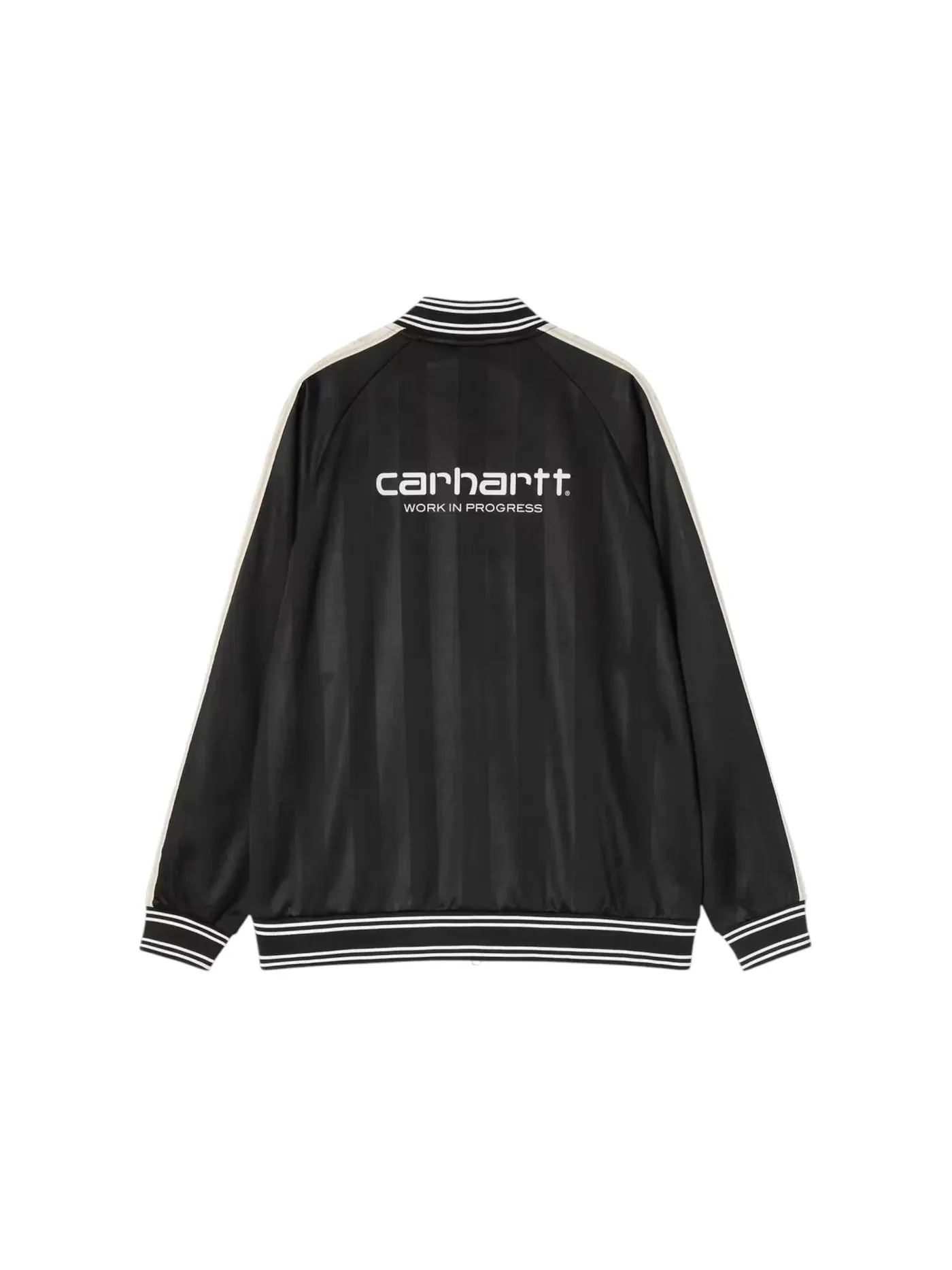 Мужская куртка-блузон с принтом Carhartt x F.C.R.B. Varsity Track Jersey Blouson — изображение 2 из 2, черный
