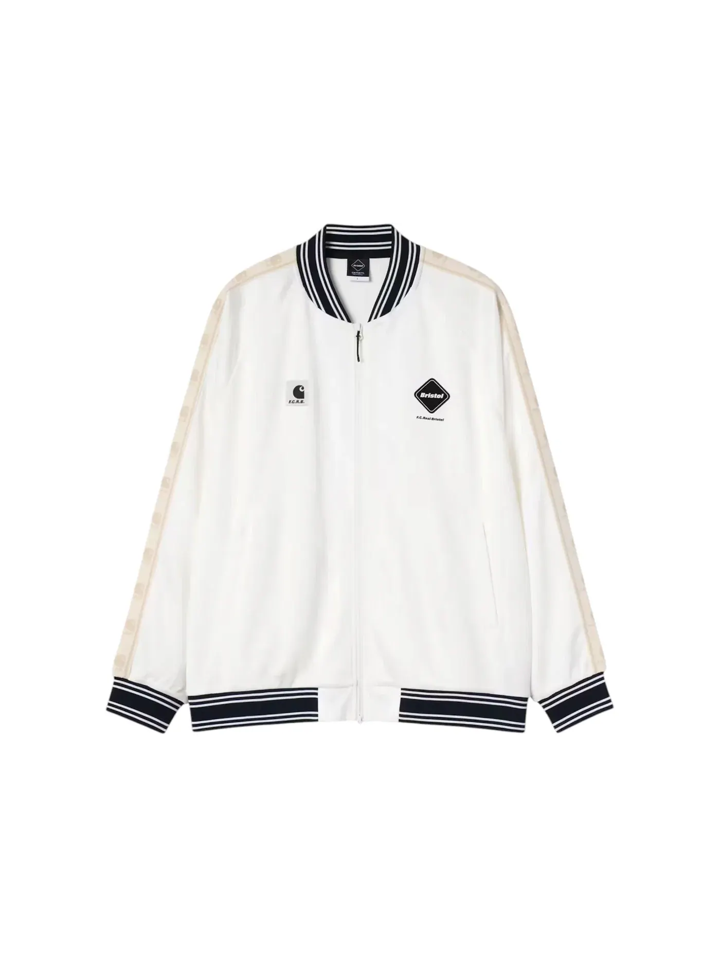 Мужская куртка-блузон с принтом Blouson Carhartt — изображение 1 из 2, белый