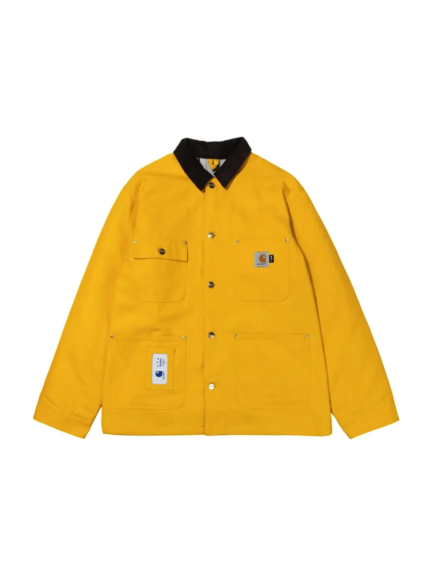 Мужское пальто-чор с принтом Carhartt WIP x IAB Studio OG Chore Coat Carhartt — изображение 1 из 2, желтый