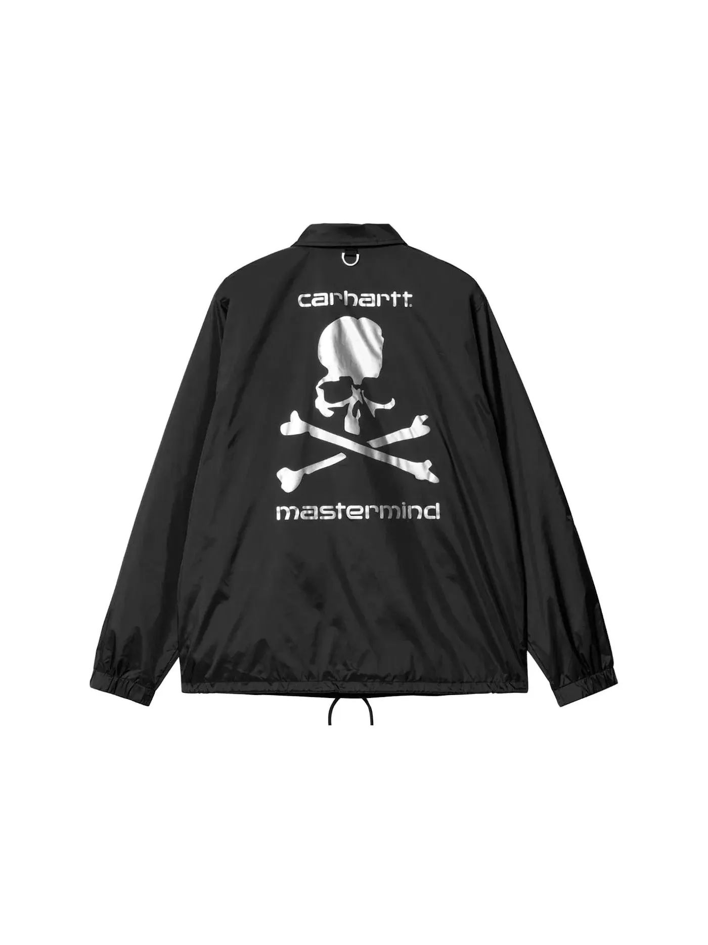 Мужская куртка-бомбер из нейлона Carhartt WIP x Mastermind Coach Jacket — изображение 2 из 2, черный