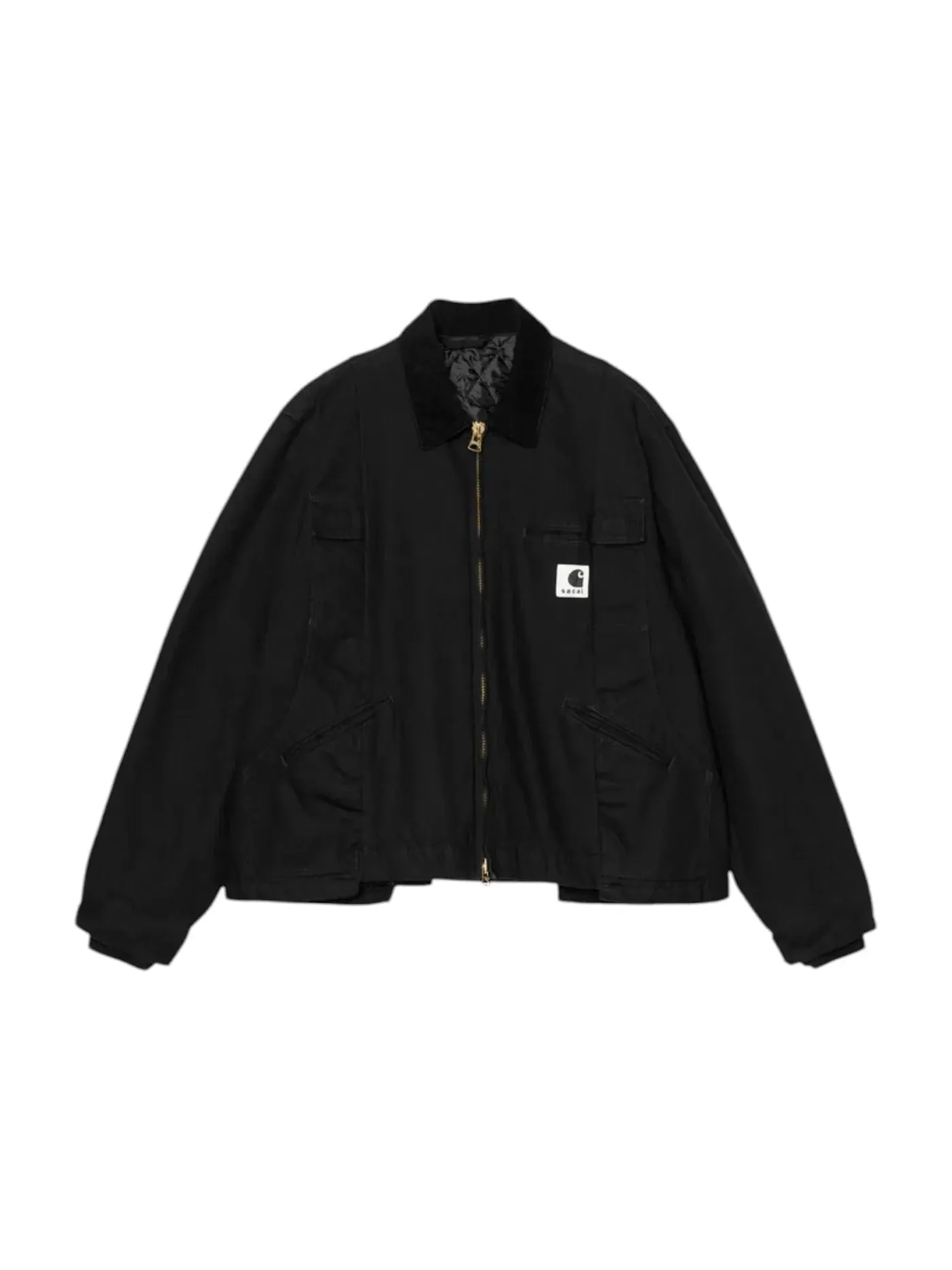 Мужская куртка-бомбер Sacai Black Carhartt — изображение 1 из 2, черный